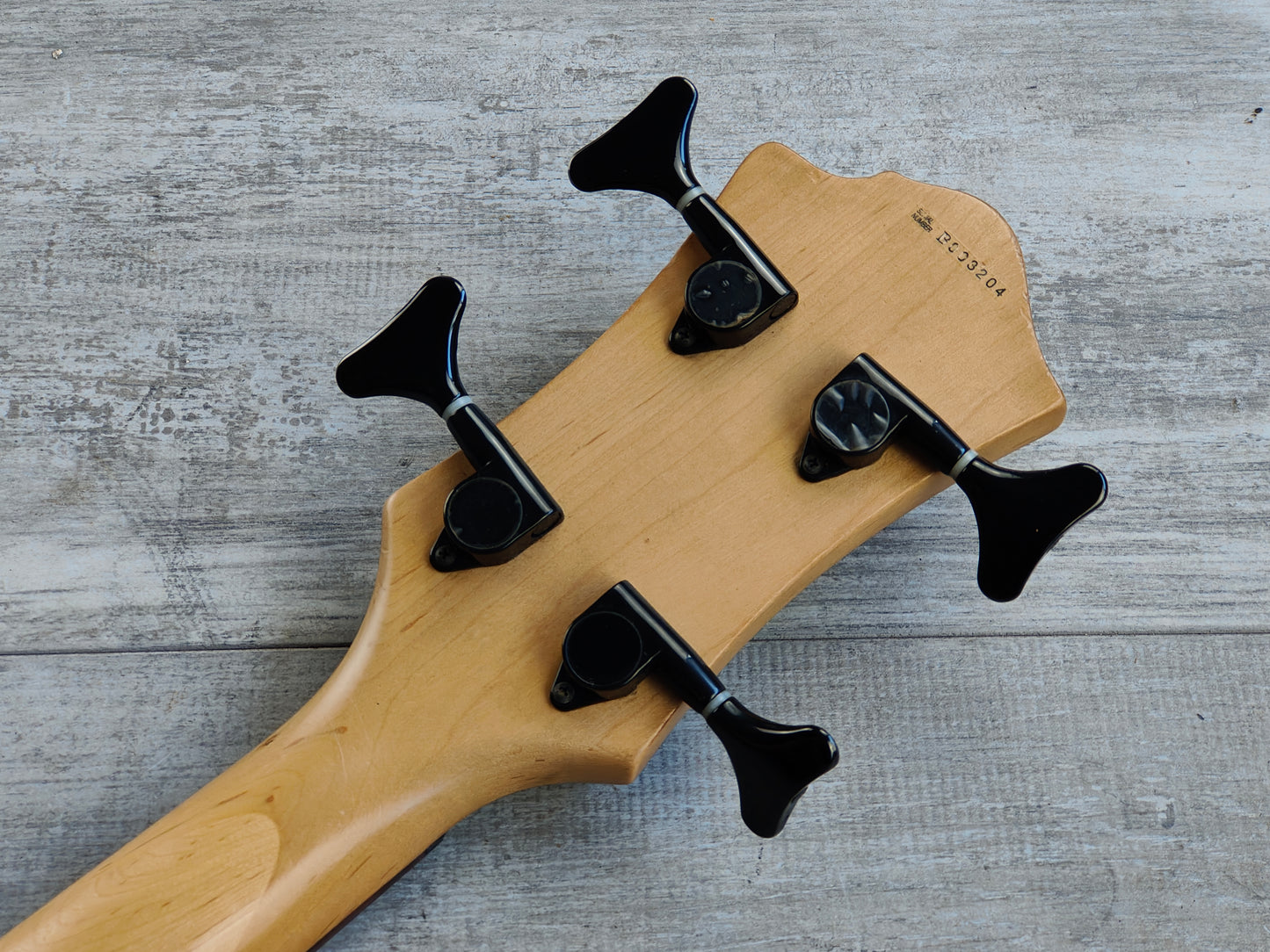 2000's BC Rich Mockingbird Bass (Transparent Black Burst)