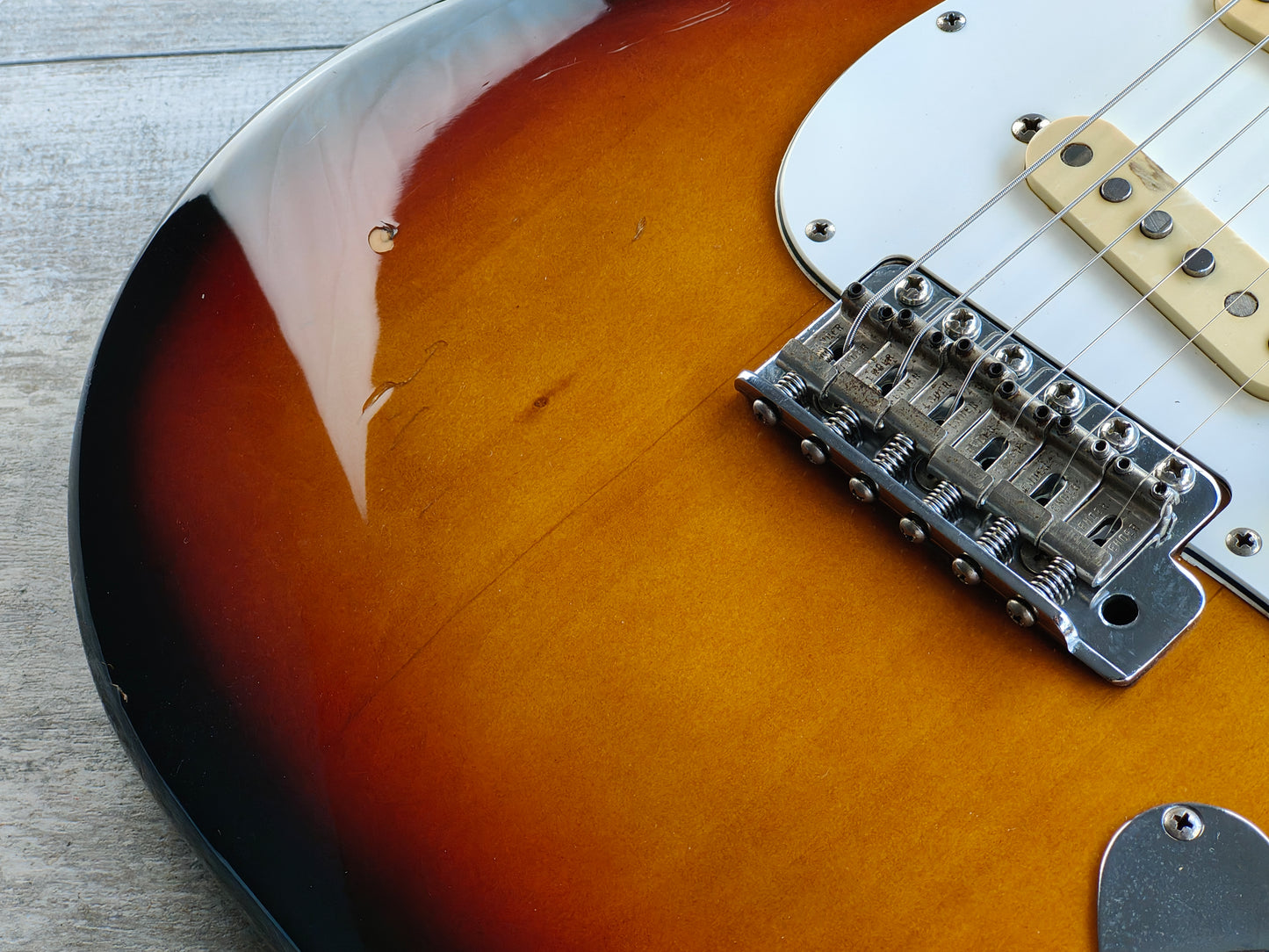 1987 Fender Japan ST62-55 "E Series" '62 Reissue Stratocaster (Three-Tone Sunburst)