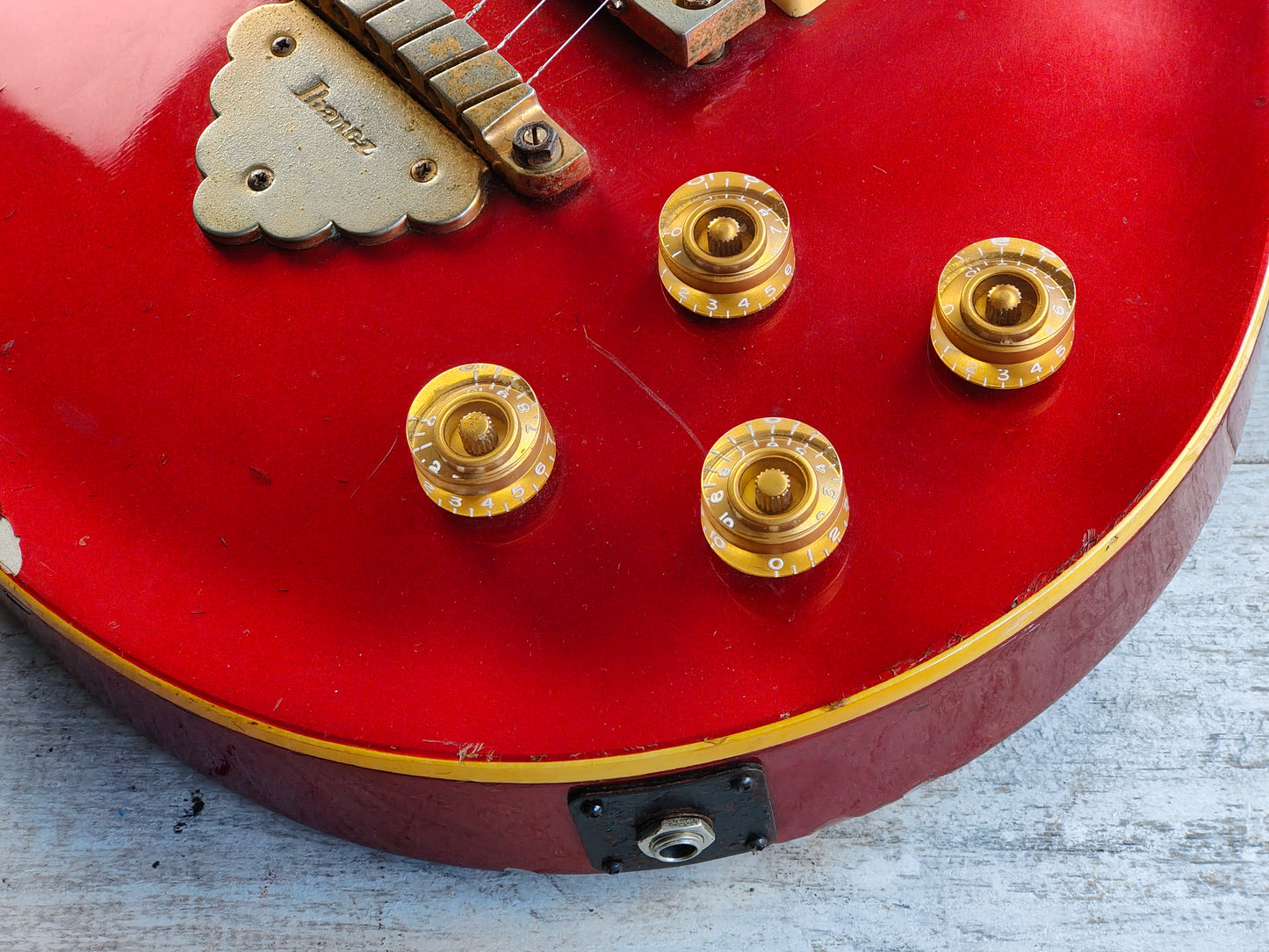 1982 Ibanez Japan AR100 Artist Double Cutaway (Fire Red)