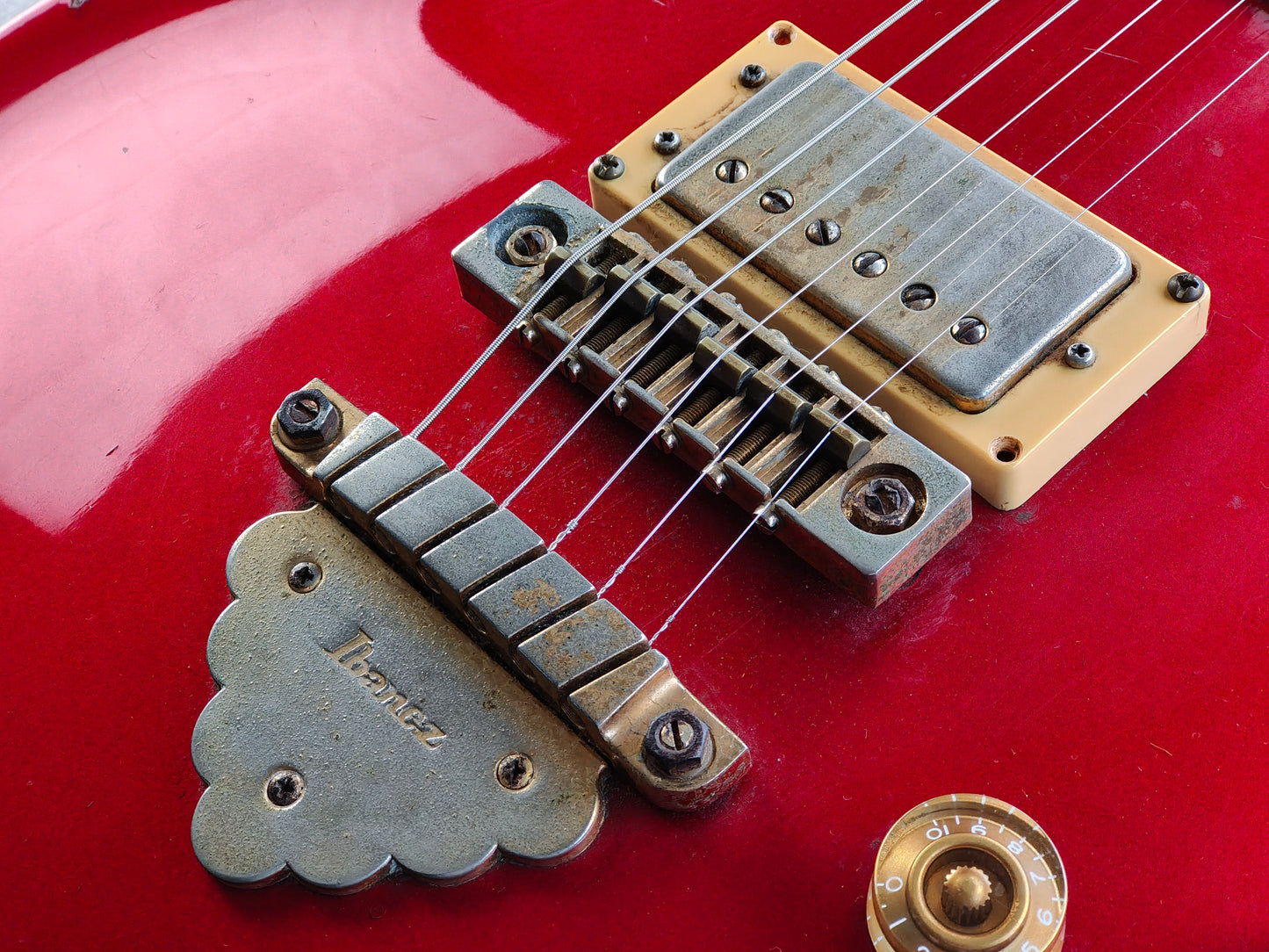 1982 Ibanez Japan AR100 Artist Double Cutaway (Fire Red)