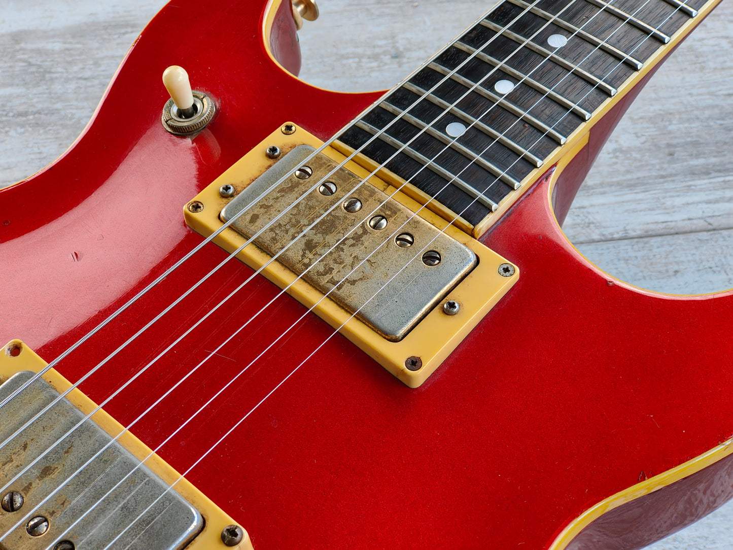 1982 Ibanez Japan AR100 Artist Double Cutaway (Fire Red)