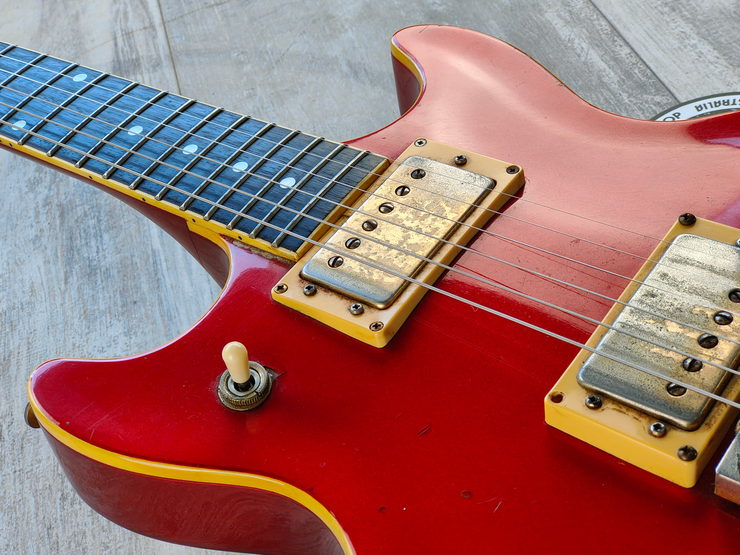 1982 Ibanez Japan AR100 Artist Double Cutaway (Fire Red)