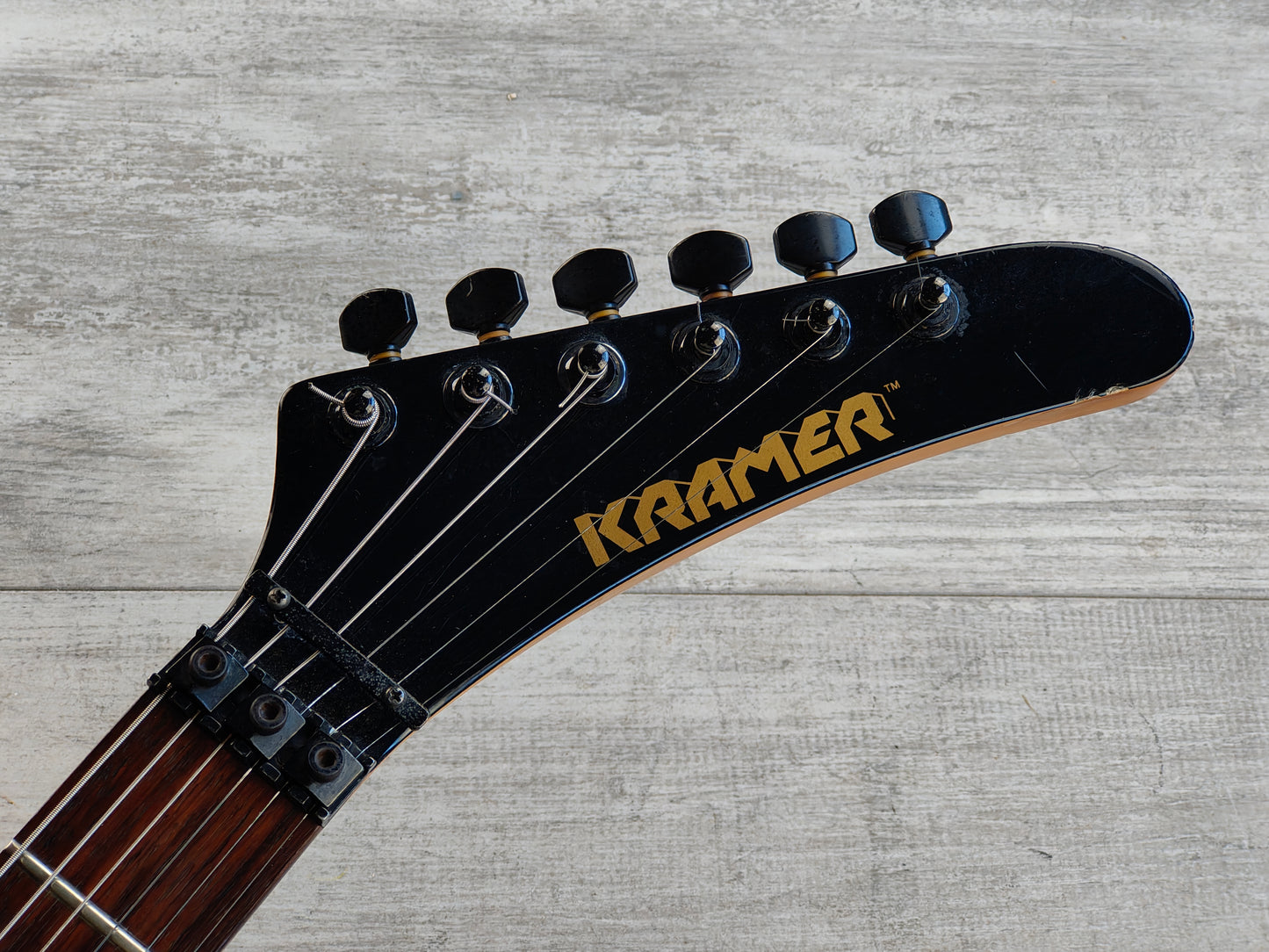 1980's Kramer Japan LK1-BF HS Superstrat (Black)