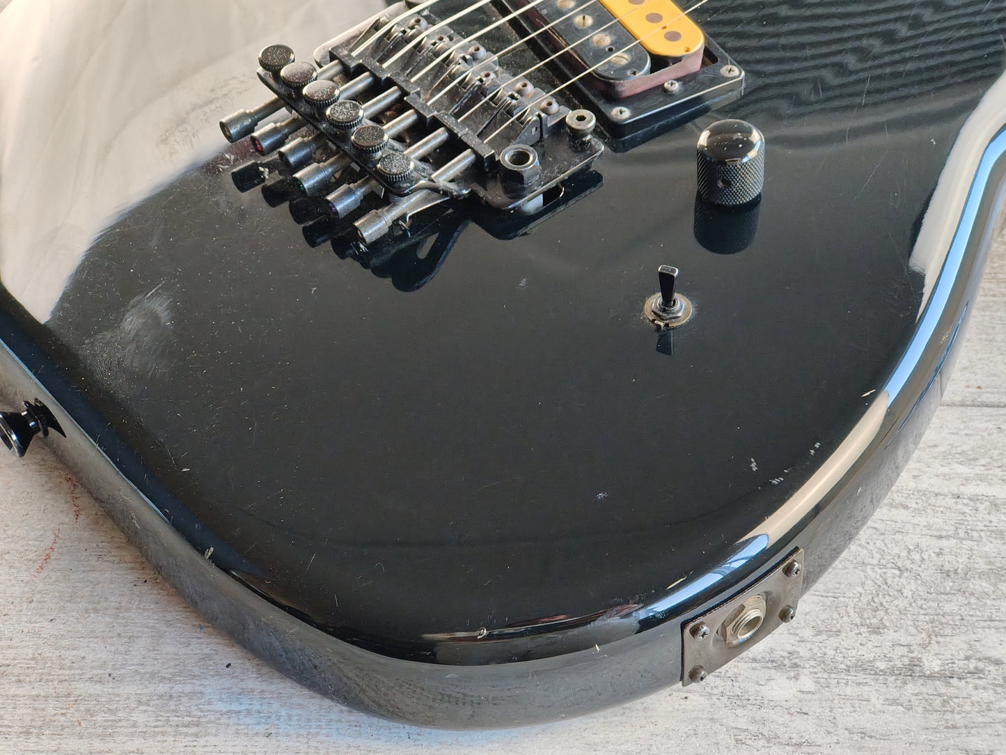 1980's Kramer Japan LK1-BF HS Superstrat (Black)