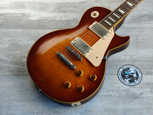 2007 Edwards Japan E-LP-135ALS/RE Les Paul Standard (Brown Sunburst Nitro Relic)