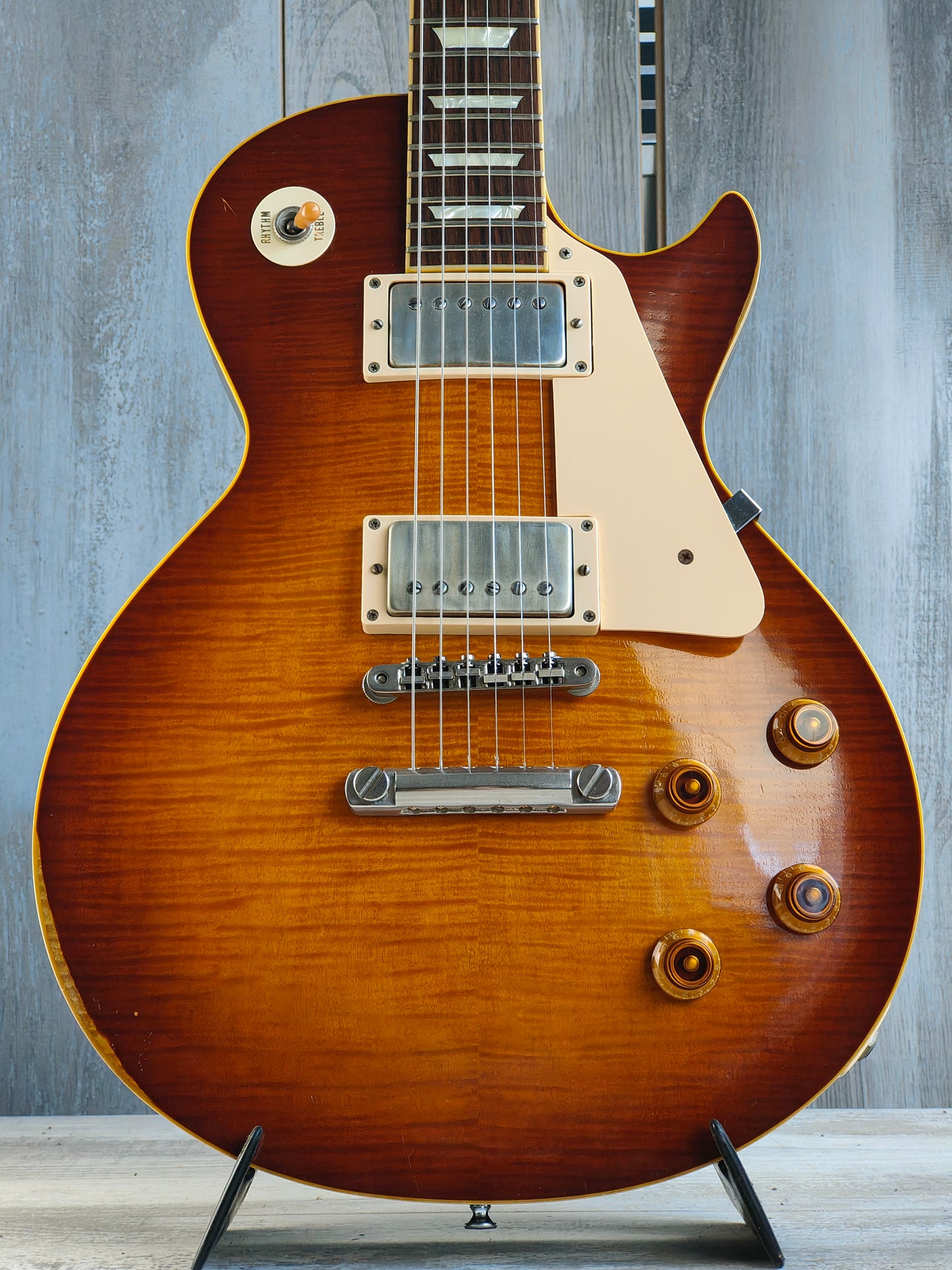 2007 Edwards Japan E-LP-135ALS/RE Les Paul Standard (Brown Sunburst Nitro Relic)