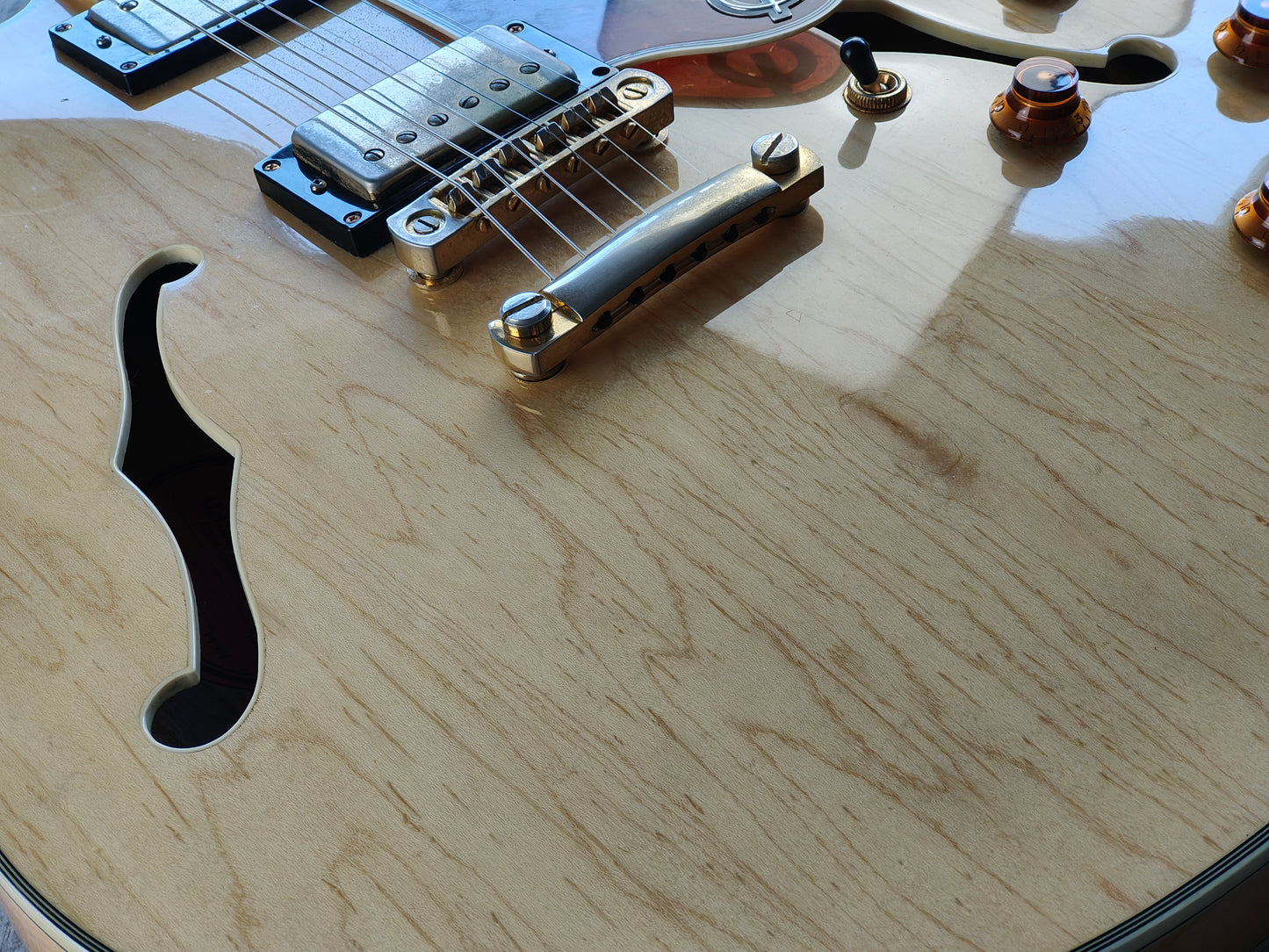 1998 Epiphone Korea Sheraton II Semi Hollowbody (Natural)