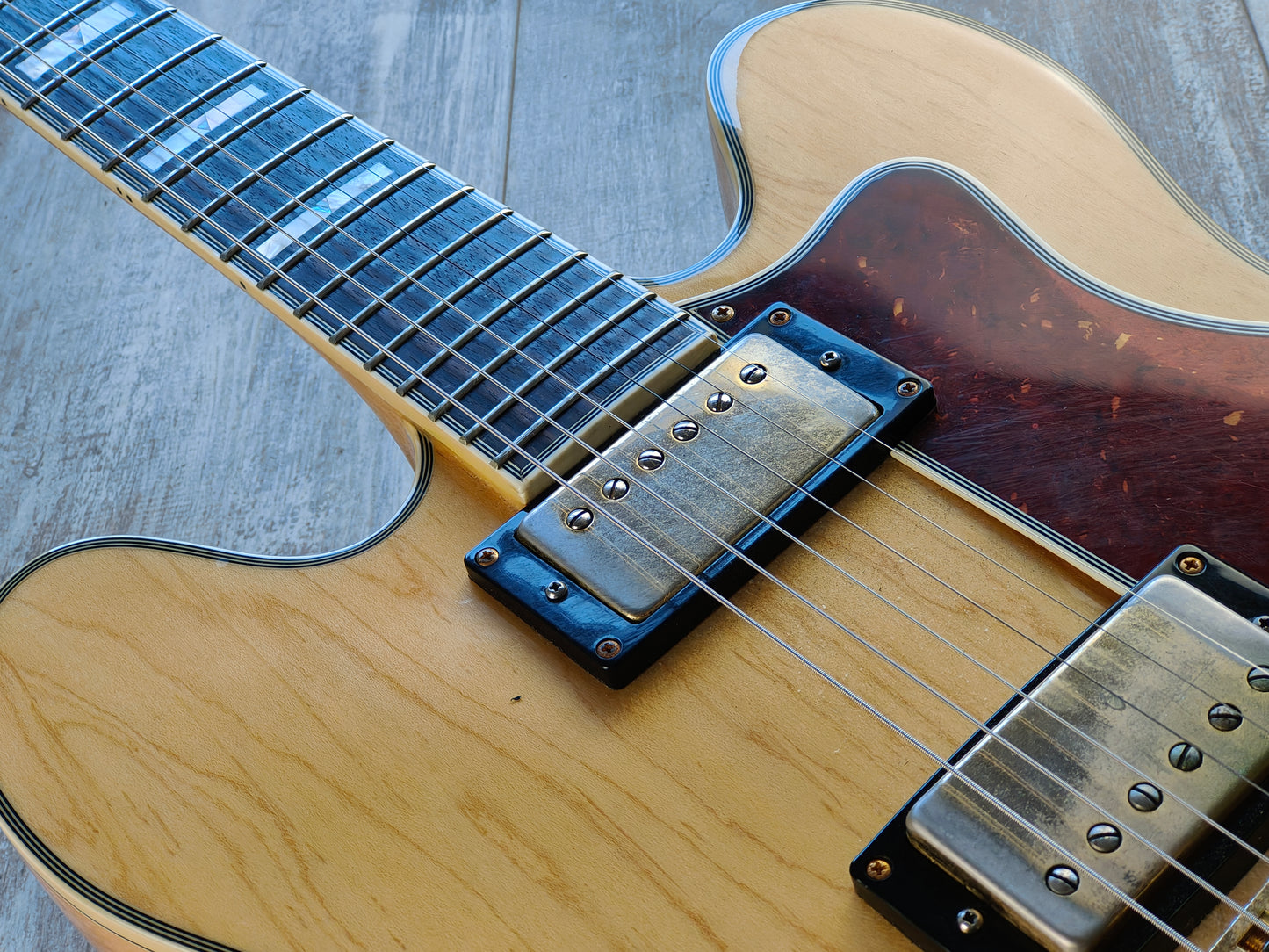 1998 Epiphone Korea Sheraton II Semi Hollowbody (Natural)