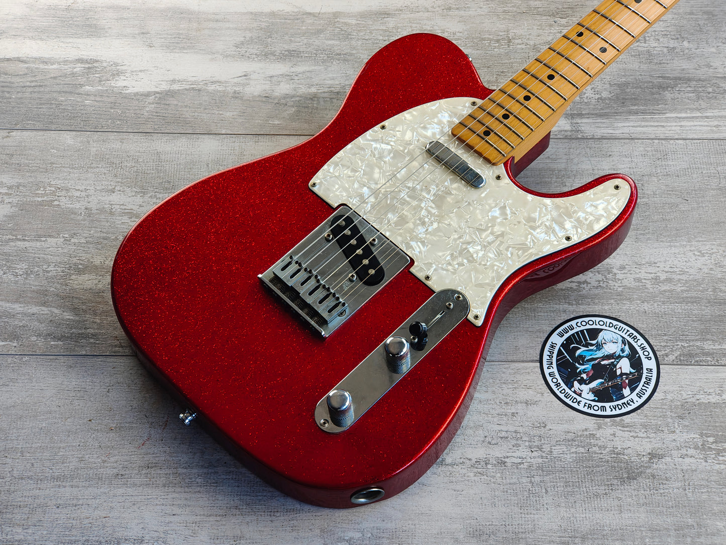 1993 Fender Japan TL-STD Telecaster Standard Limited Run (Sparkle Red)