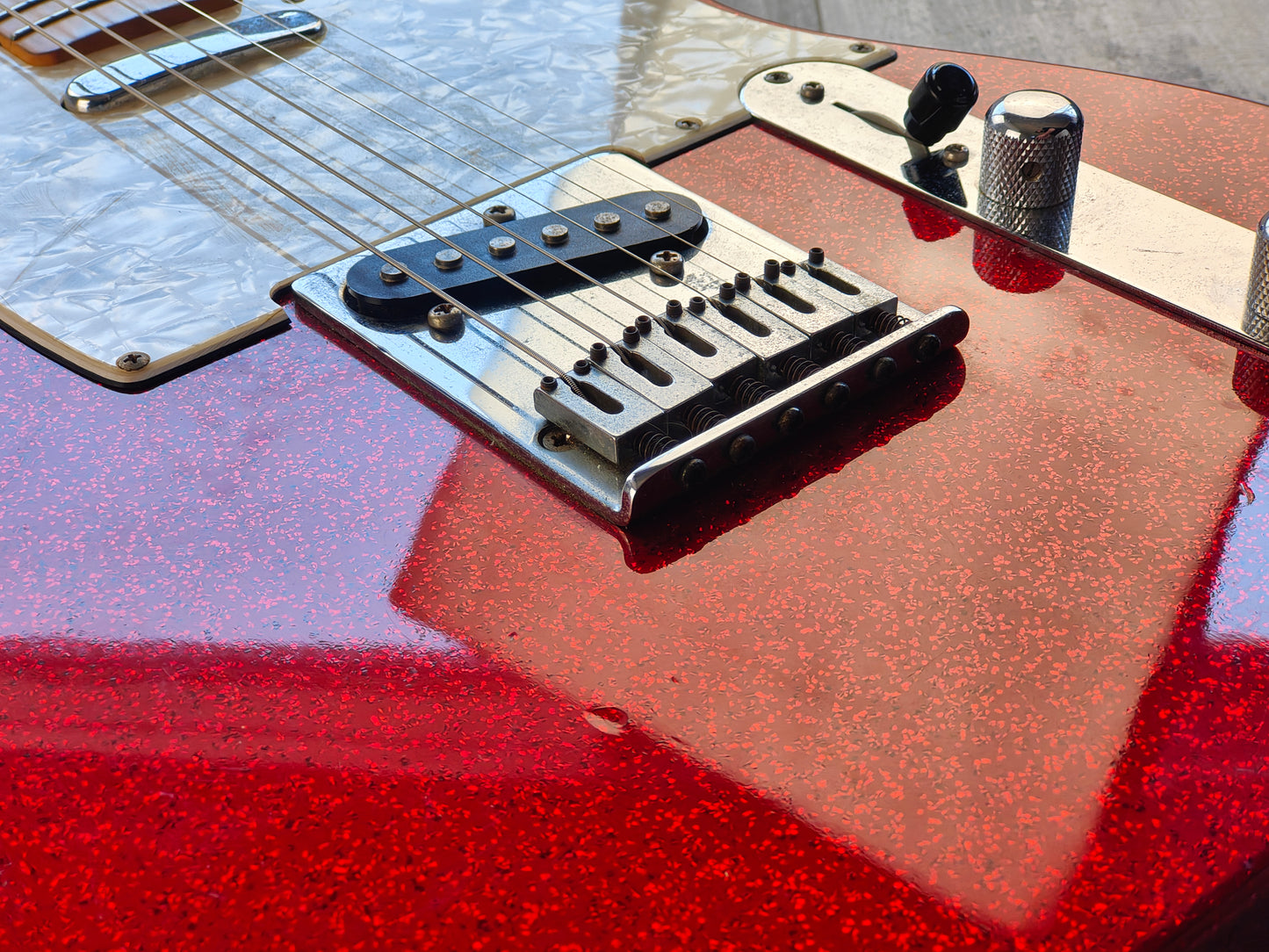 1993 Fender Japan TL-STD Telecaster Standard Limited Run (Sparkle Red)