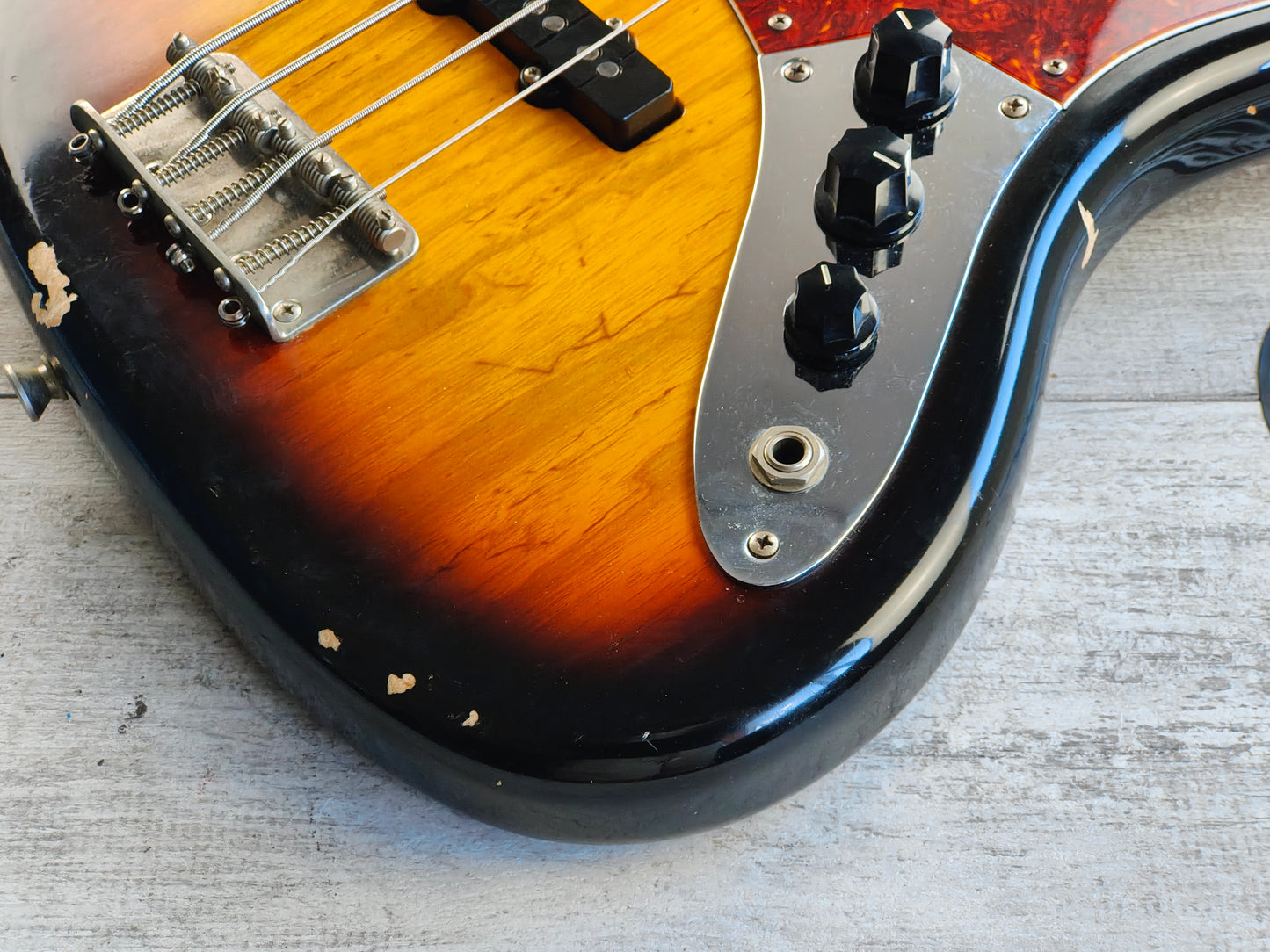 1980's ESP Navigator Japan Custom Order 70's Reissue Jazz Bass (Sunburst)