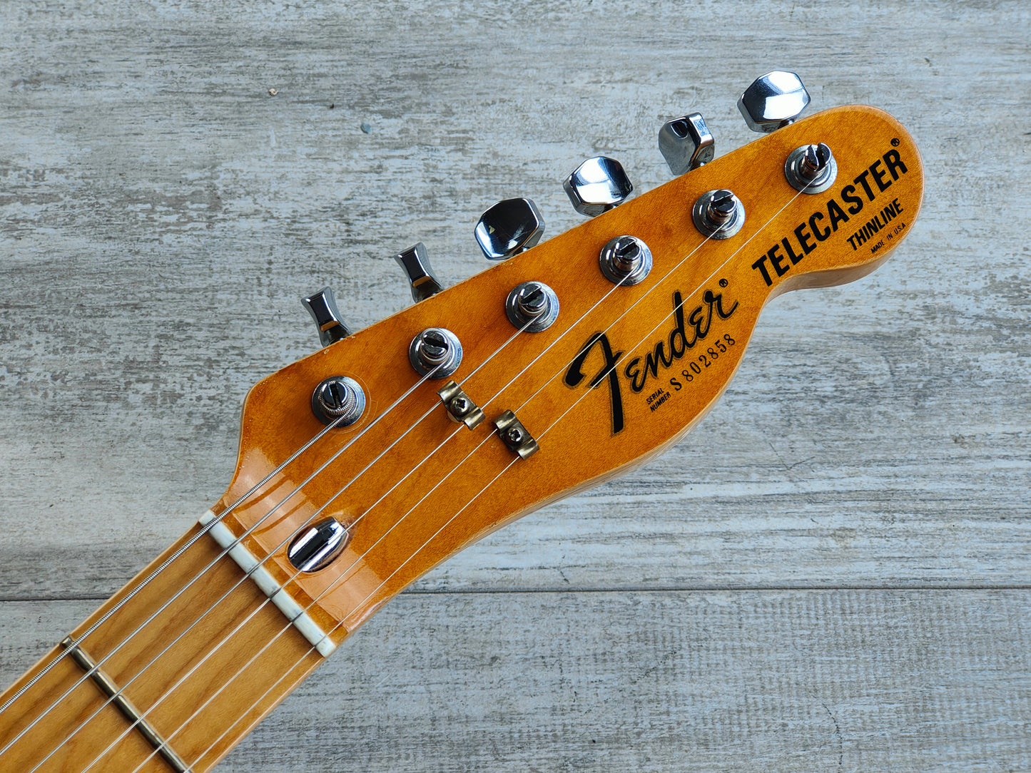 1978 Fender USA Thinline Telecaster Deluxe Semi Hollowbody (Mocha Brown)