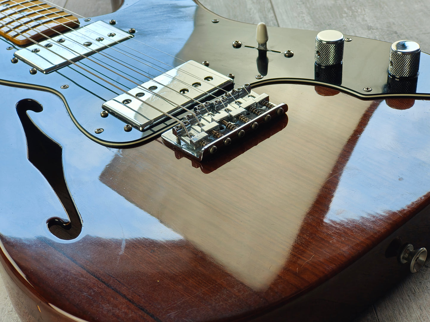 1978 Fender USA Thinline Telecaster Deluxe Semi Hollowbody (Mocha Brown)