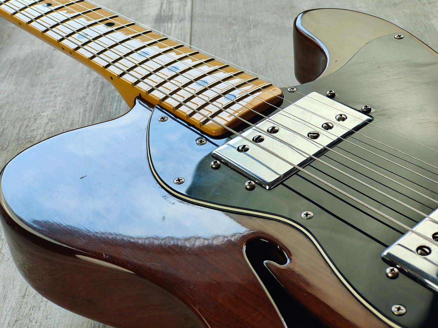 1978 Fender USA Thinline Telecaster Deluxe Semi Hollowbody (Mocha Brown)