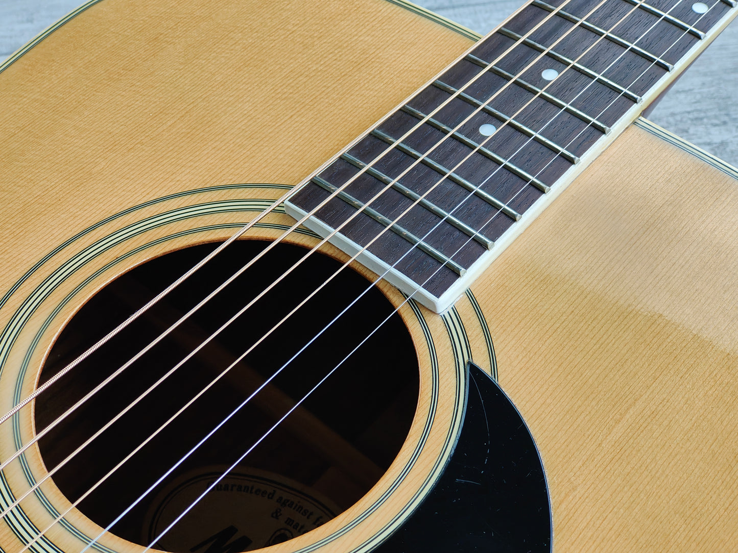 1980's Morris W-20 Japanese Vintage Acoustic Dreadnought Guitar (Natural)