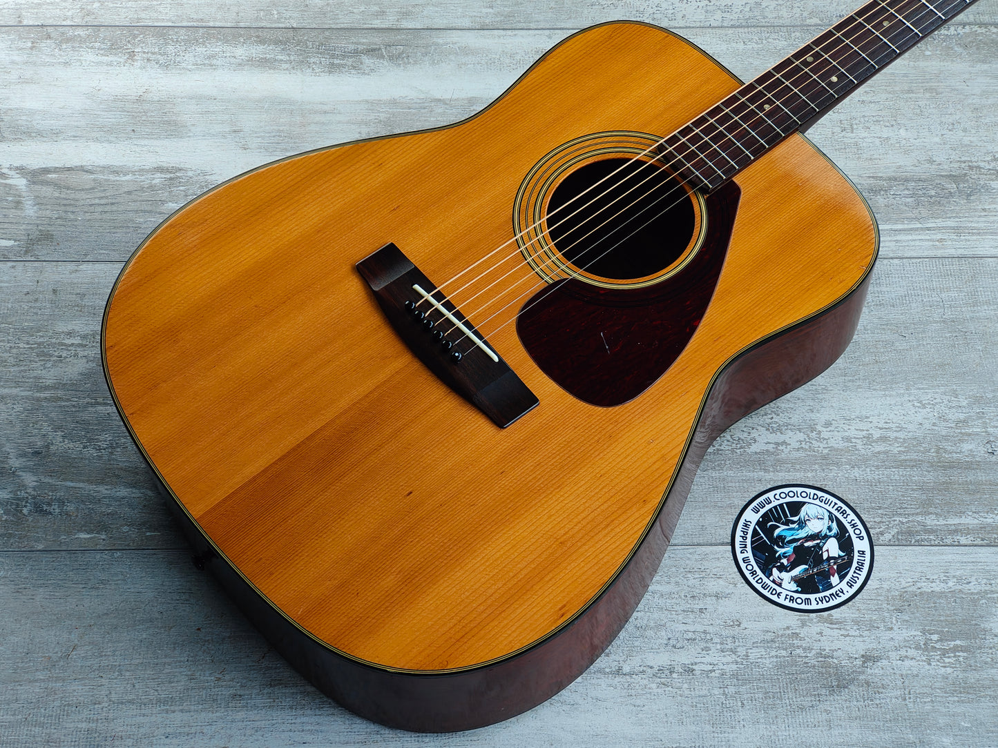 1970's Yamaha Japan FG-160 Folk Acoustic Guitar