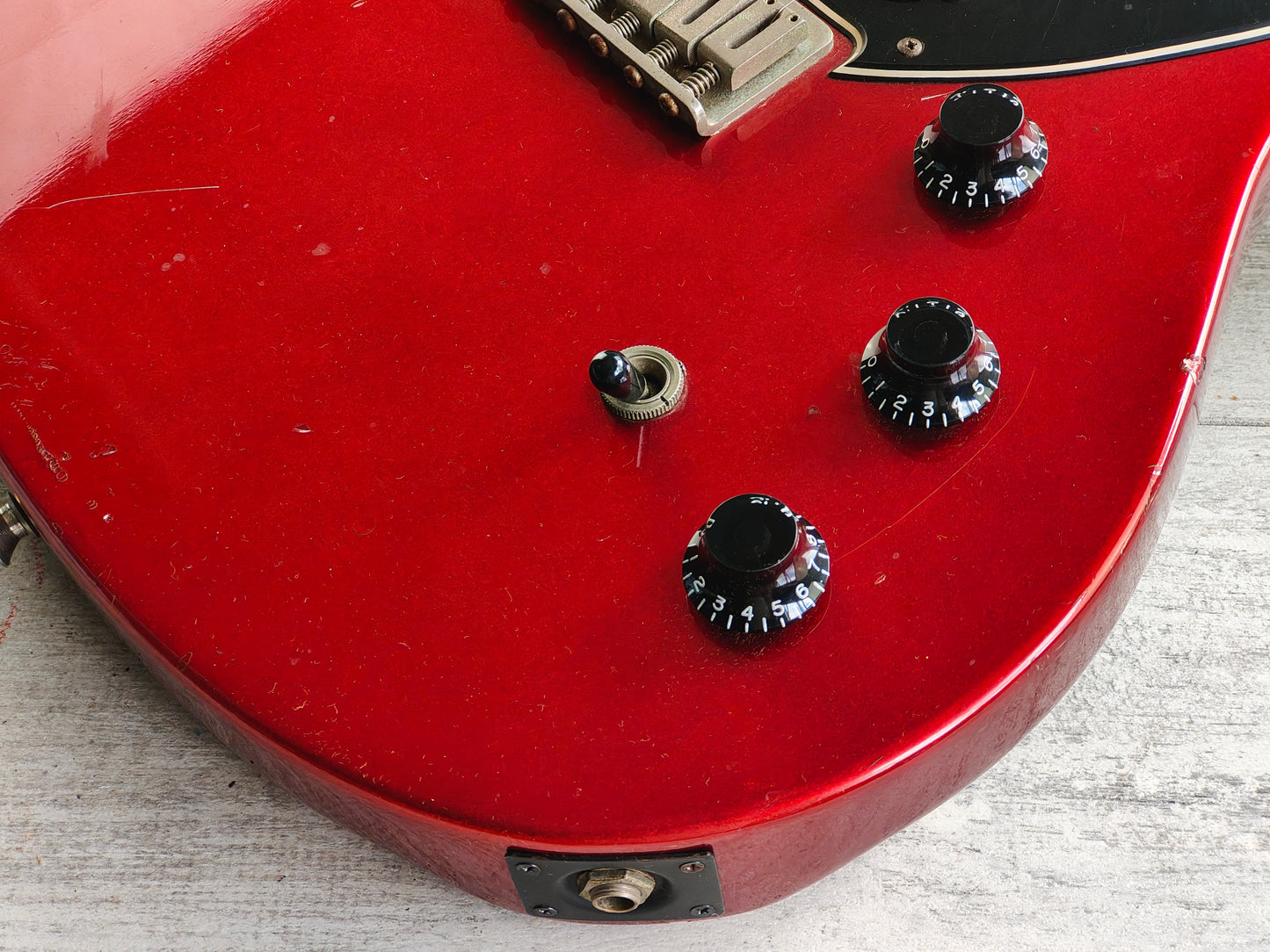 1982 Greco Japan BG-800 Boogie Offset (Candy Apple Red)