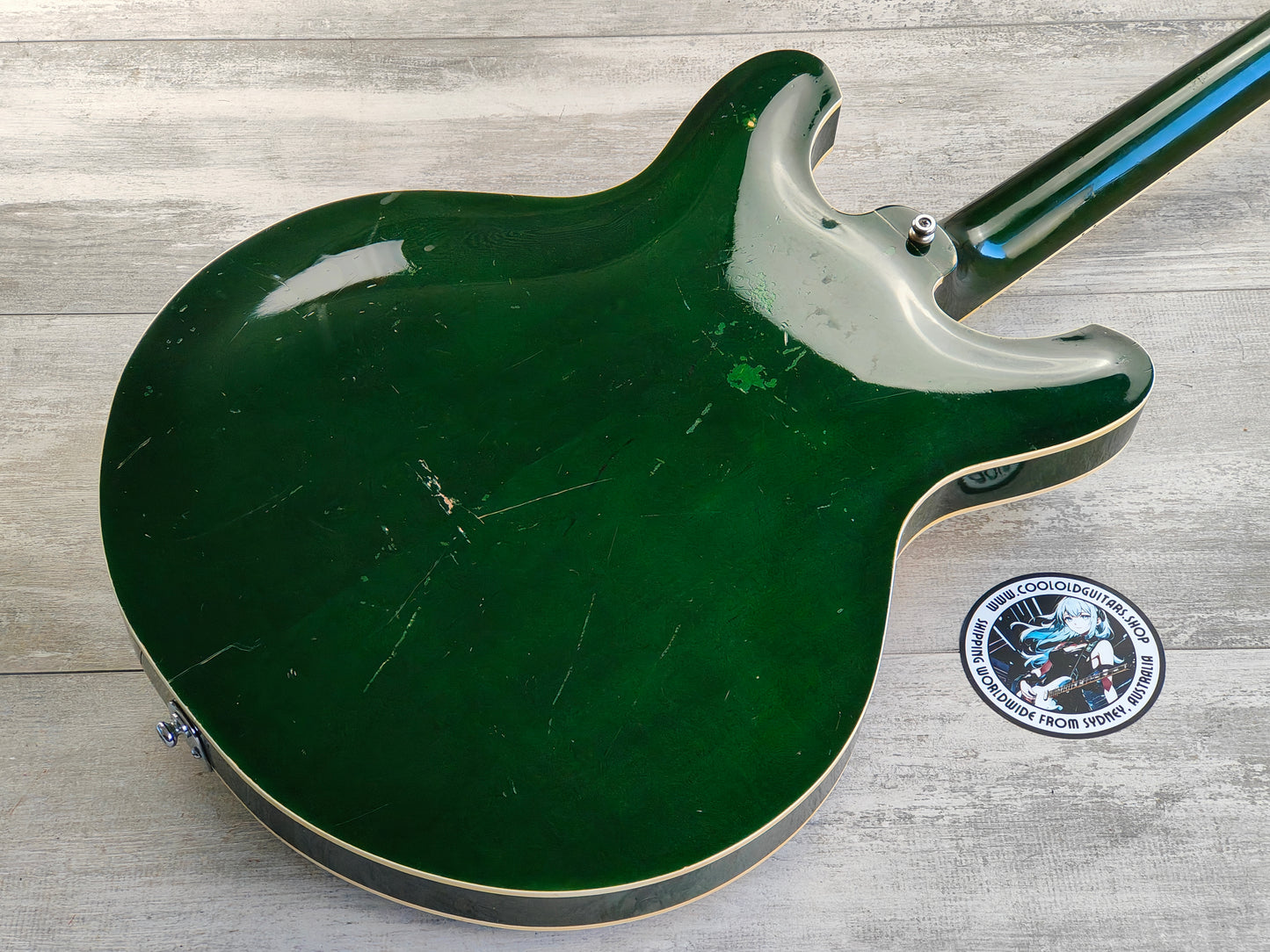 1973 Yamaha Japan SA30T Hollowbody (Transparent Green)