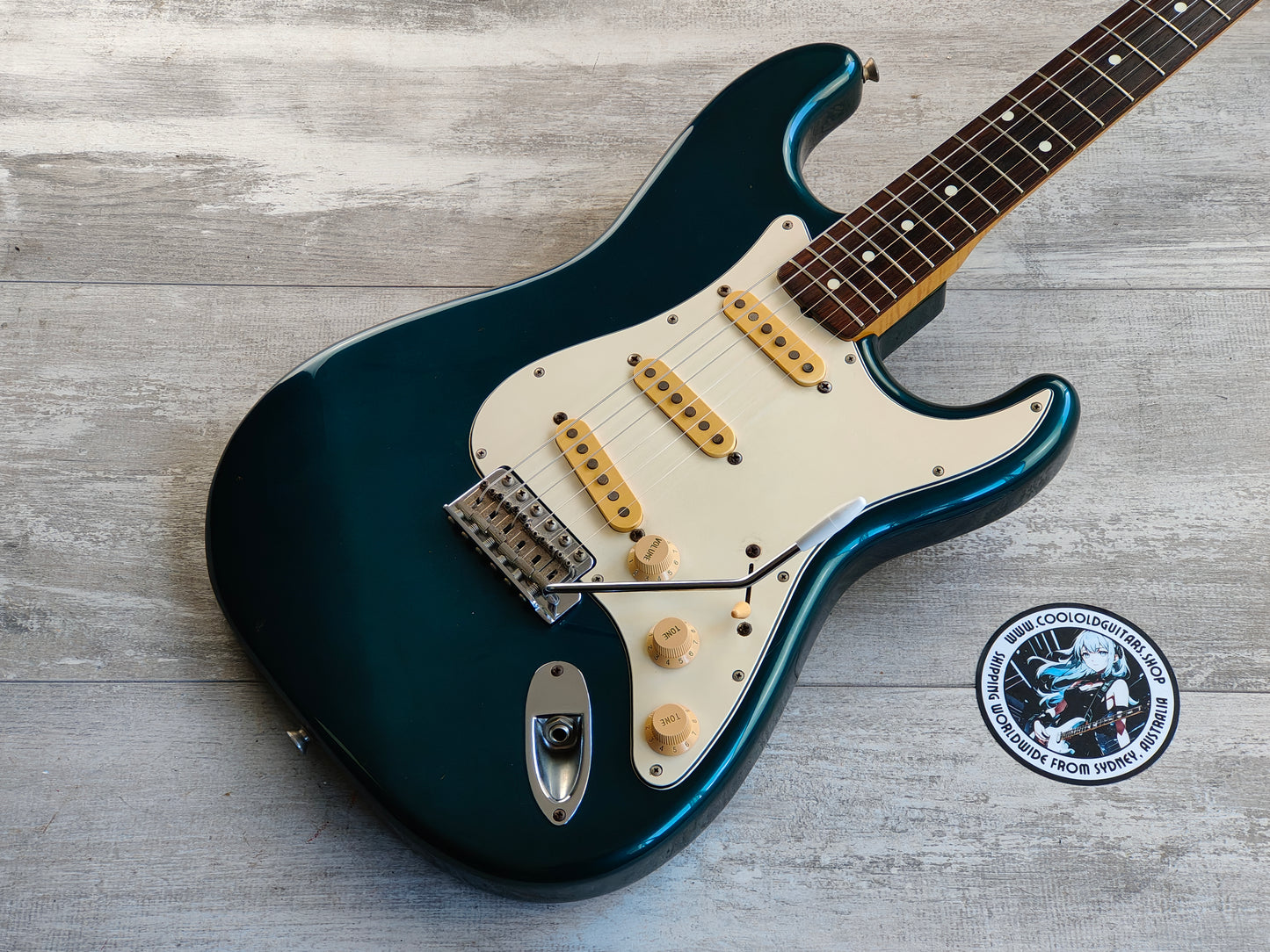 1994 Fender Japan ST62-65AS Limited Edition 40th Anniversary Stratocaster (Lake Placid Blue)