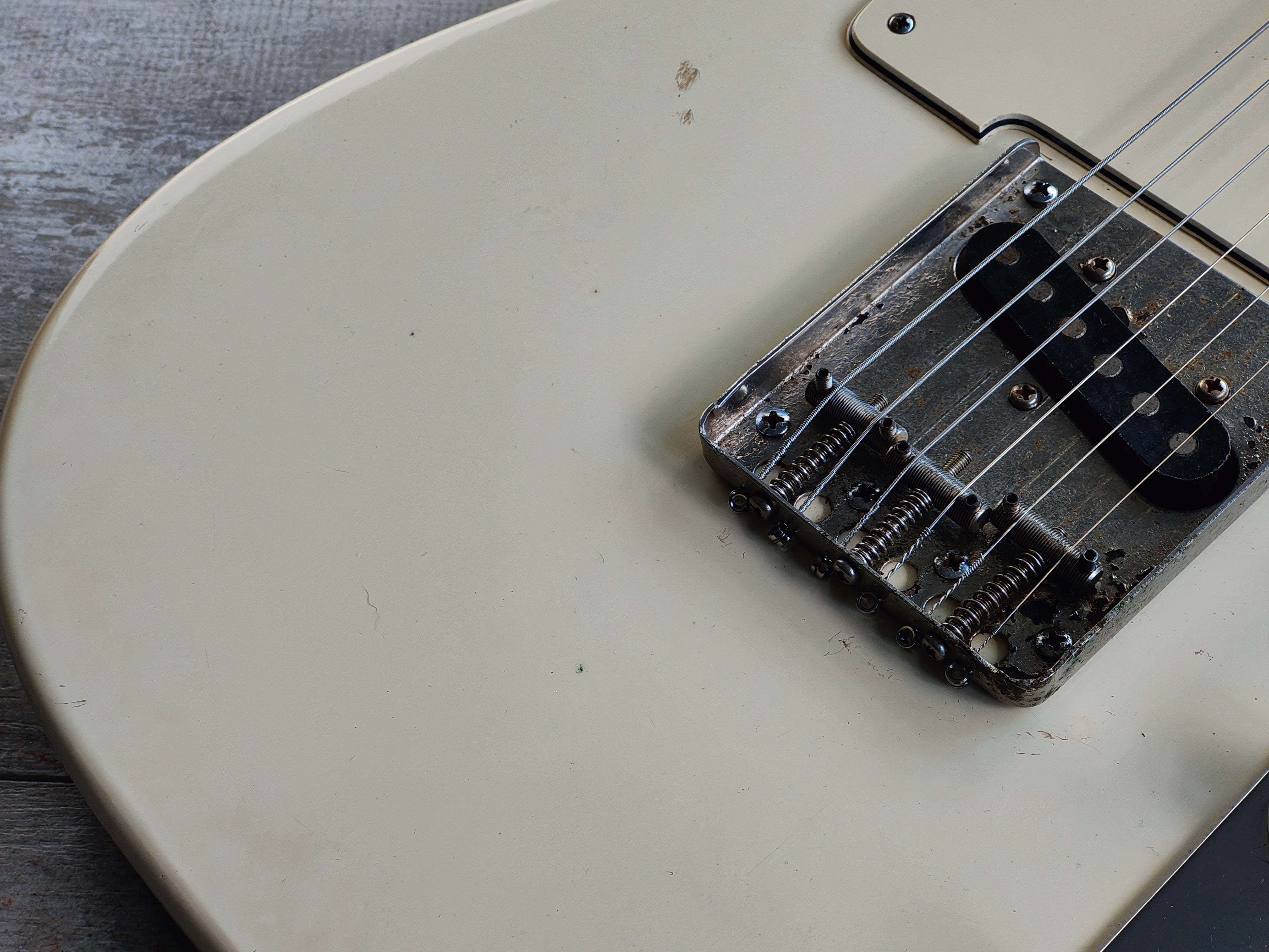 1976 Greco Japan TE350BR Spacey Sounds Telecaster (Aged White) – Cool Old  Guitars