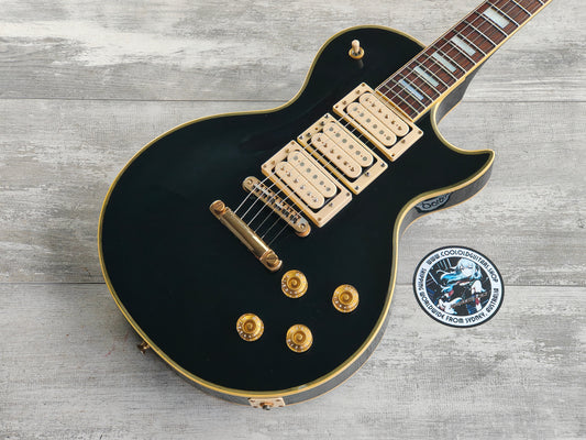 1980 Greco Japan EG-600P Les Paul Custom Black Beauty (Ebony)