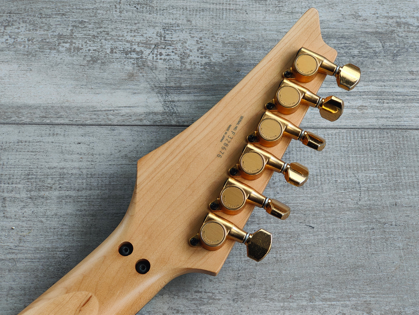 1993 Ibanez Japan RG370 HSH Superstrat (Quilted Amber Sunburst)