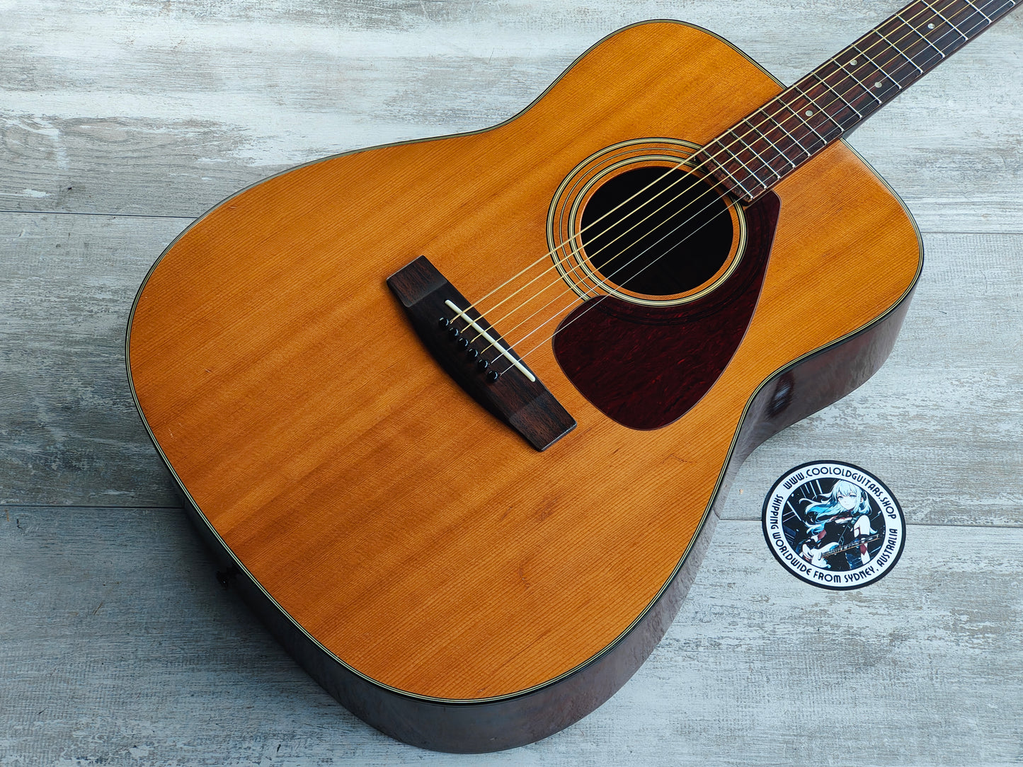 1970's Yamaha Japan FG-160 Folk Acoustic Guitar