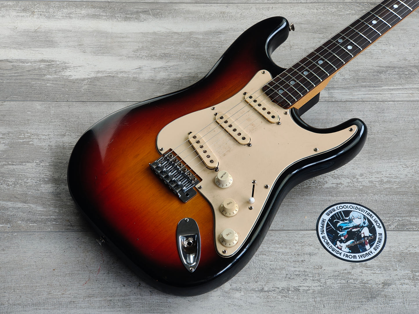 1976 Fernandes Burny Custom FST Series Stratocaster (Sunburst)