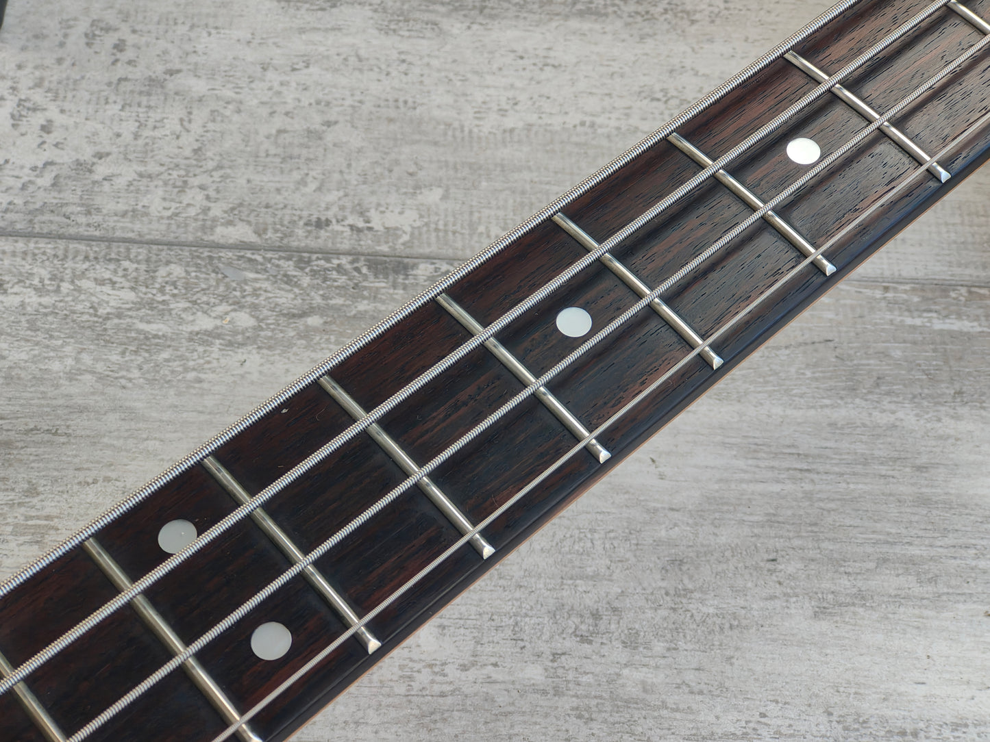 1980 Greco Japan GOBII650 Set Neck Precision Bass (Brown Sunburst)