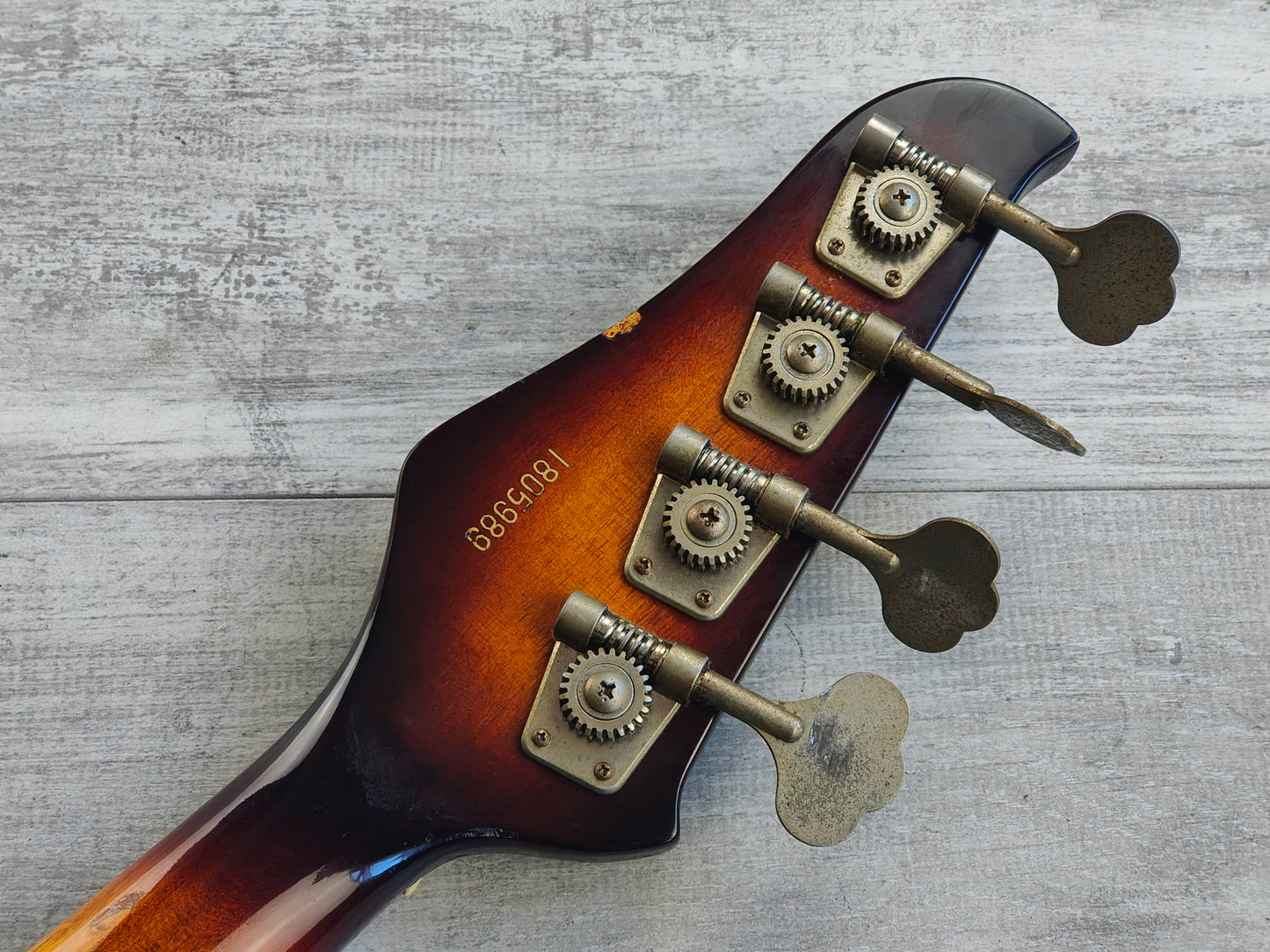 1980 Greco Japan GOBII650 Set Neck Precision Bass (Brown Sunburst)