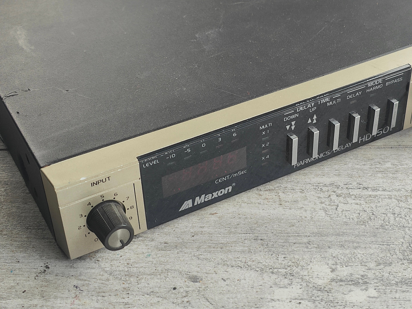 1980's Maxon HD-1501 Harmonics/Delay Rack Unit