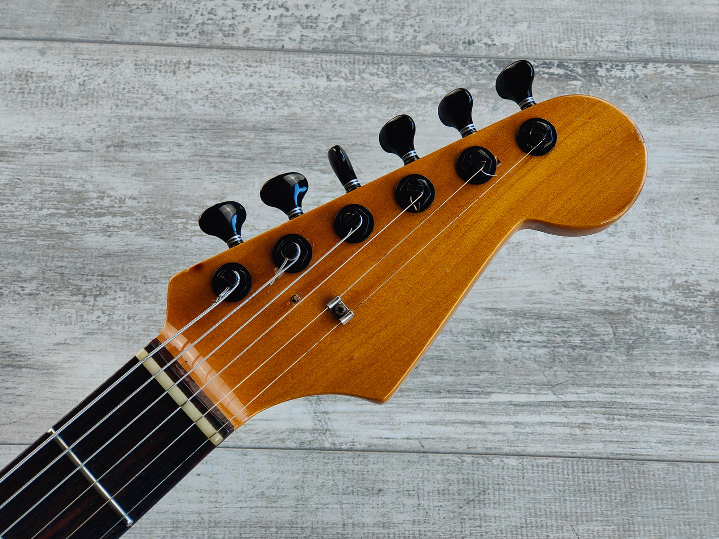 1984 ESP Japan '60's Reissue Stratocaster (Nitro Brown Sunburst)