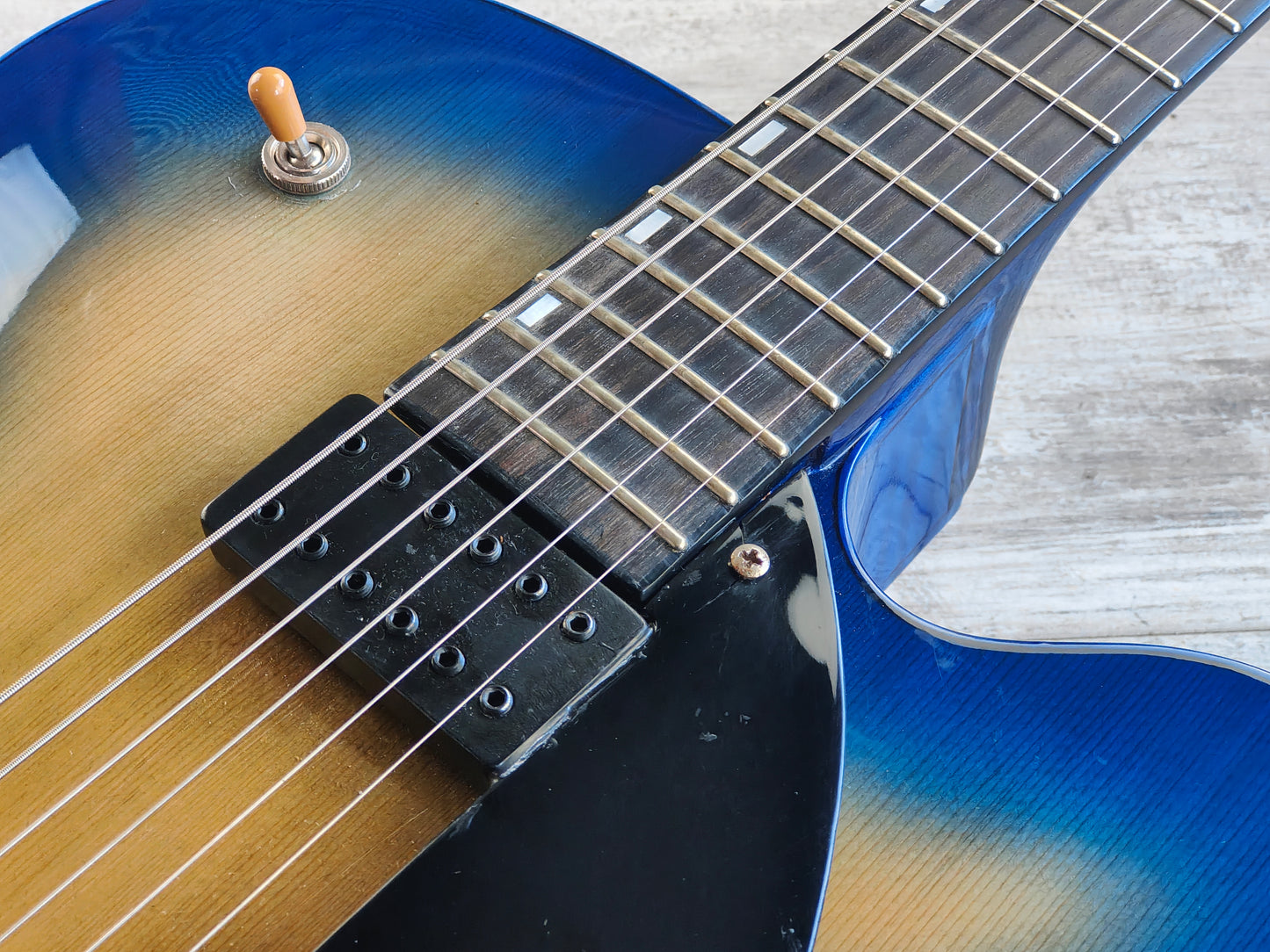 2017 Ibanez AFC155-JBB Contemporary Archtop Series Hollowbody (Jet Blue Burst)