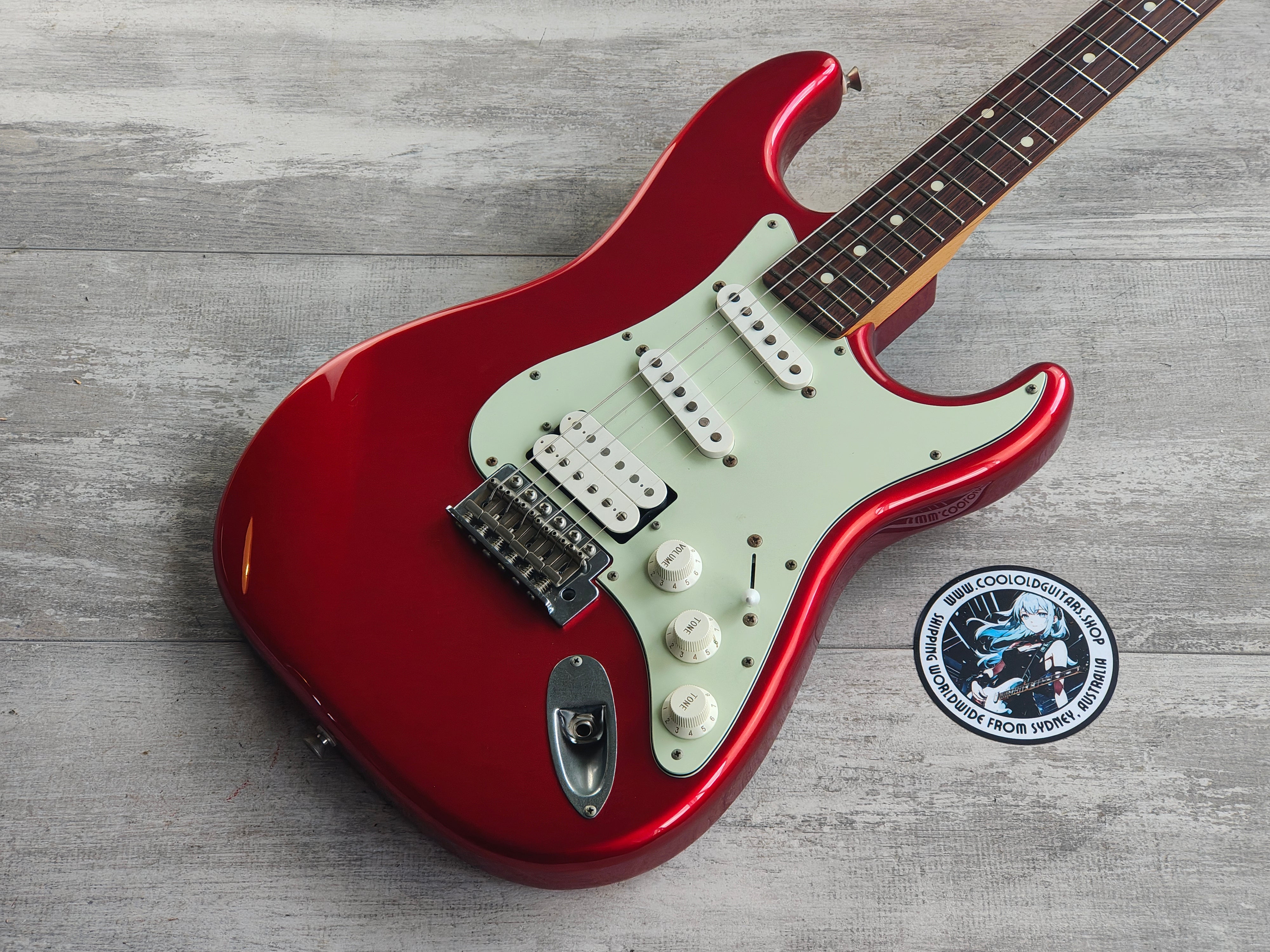 2003 History Japan (by Fujigen) Z1-CFS HSS Stratocaster (Red)