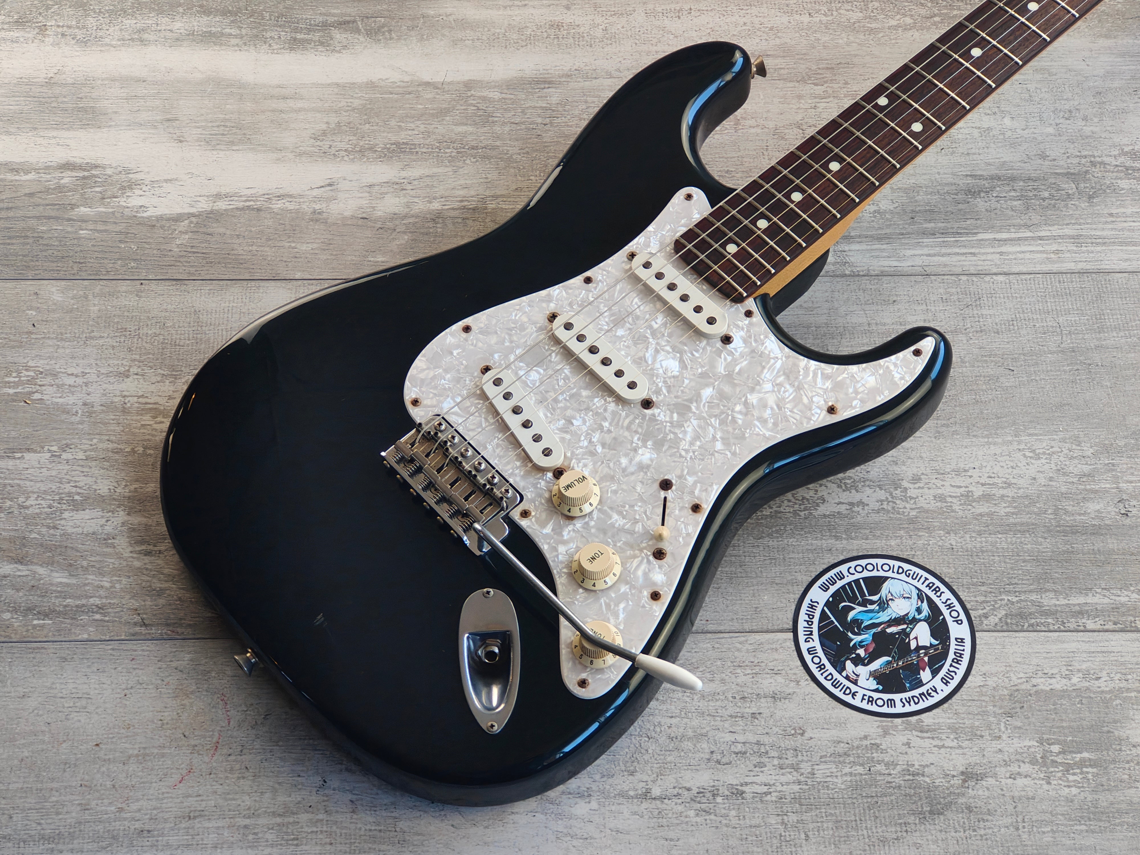 2001 History Japan (by Fujigen) Z1-CFS Stratocaster (Black)