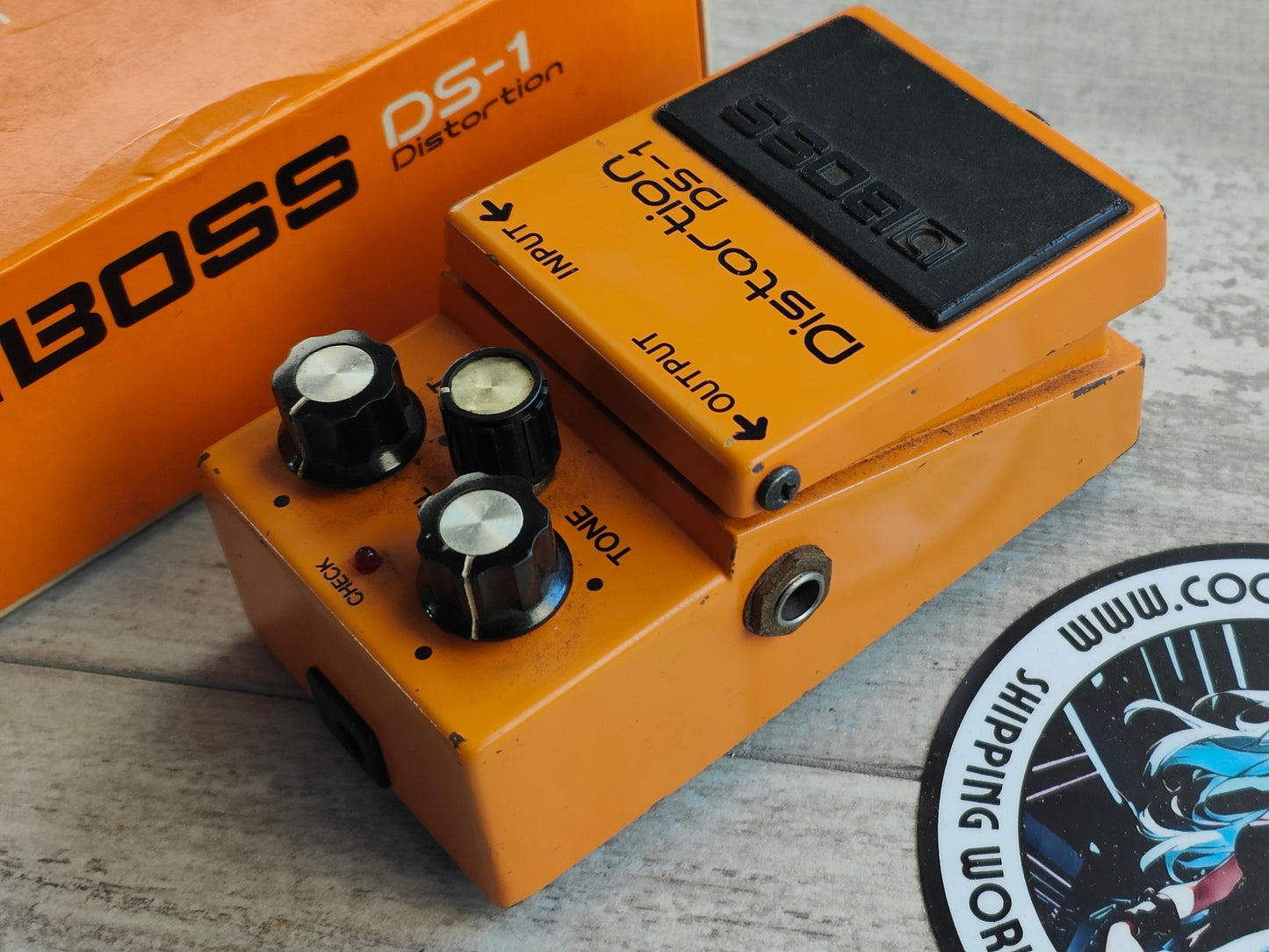 1983 Boss Japan DS-1 Vintage Distortion Pedal w/Box