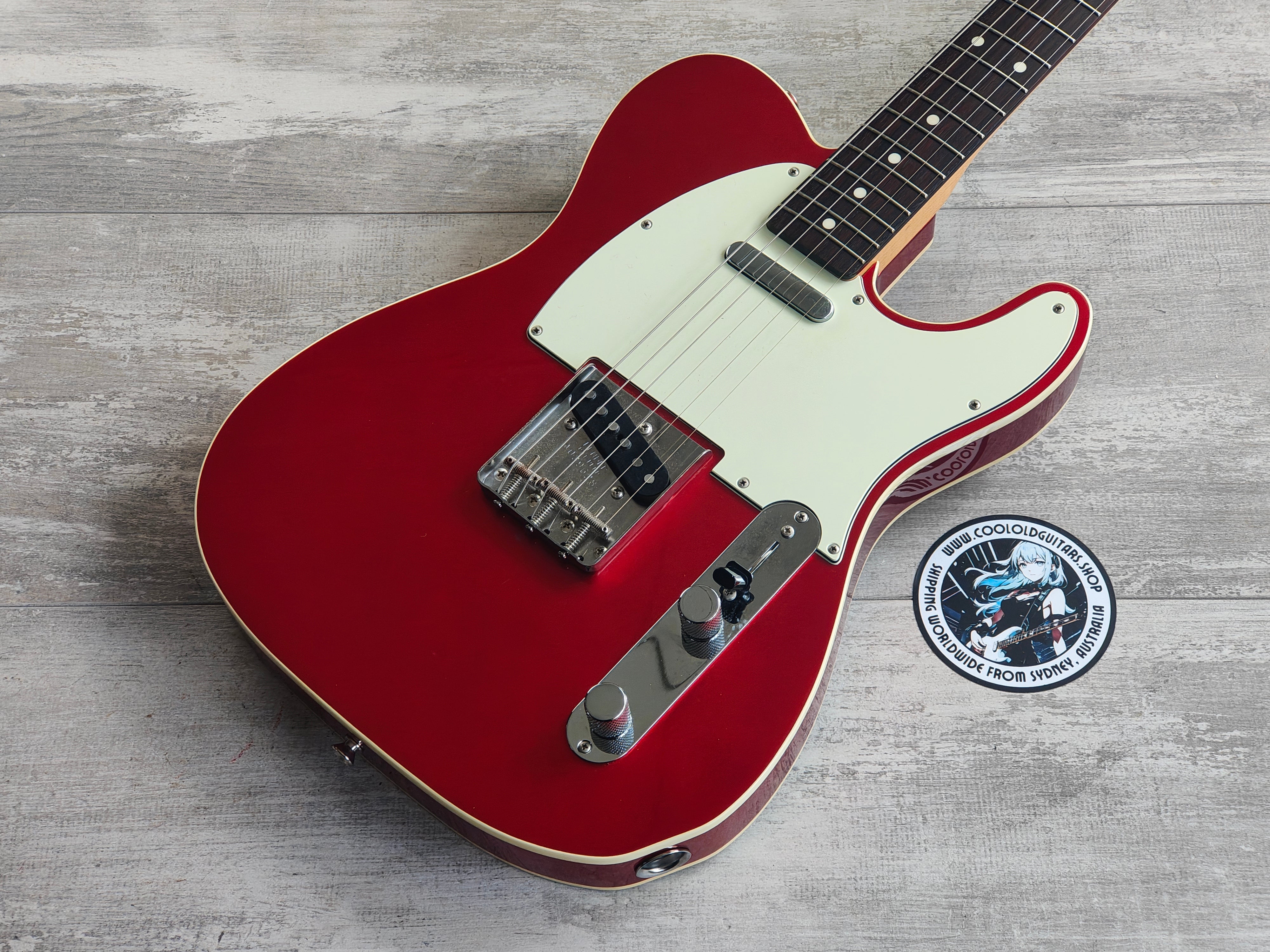 2002 Fender Japan TL62B-75TX '62 Reissue Telecaster (Candy Apple Red) –  Cool Old Guitars