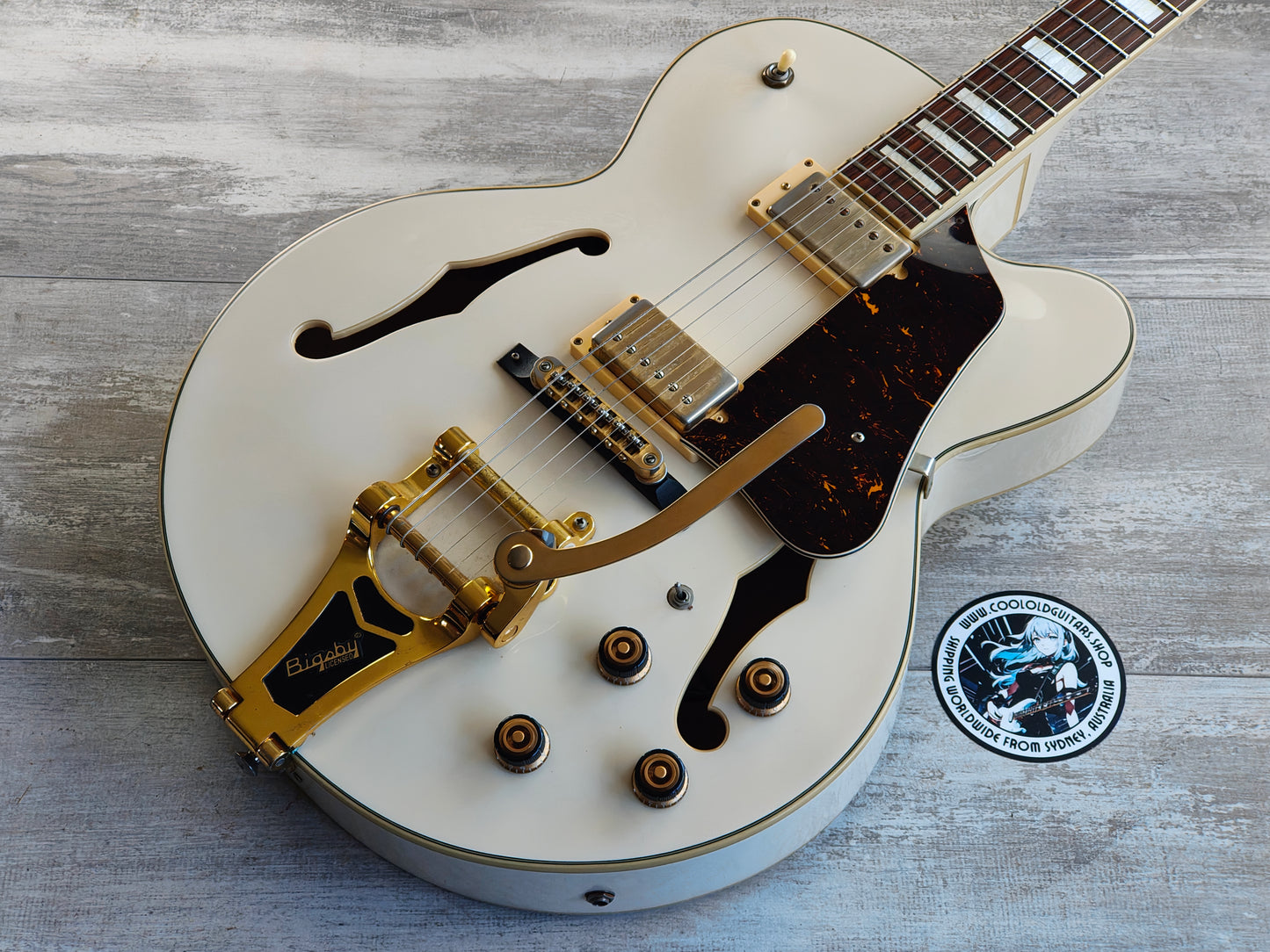 2014 Ibanez AF75TGD Artcore Hollowbody w/Bigsby (White)