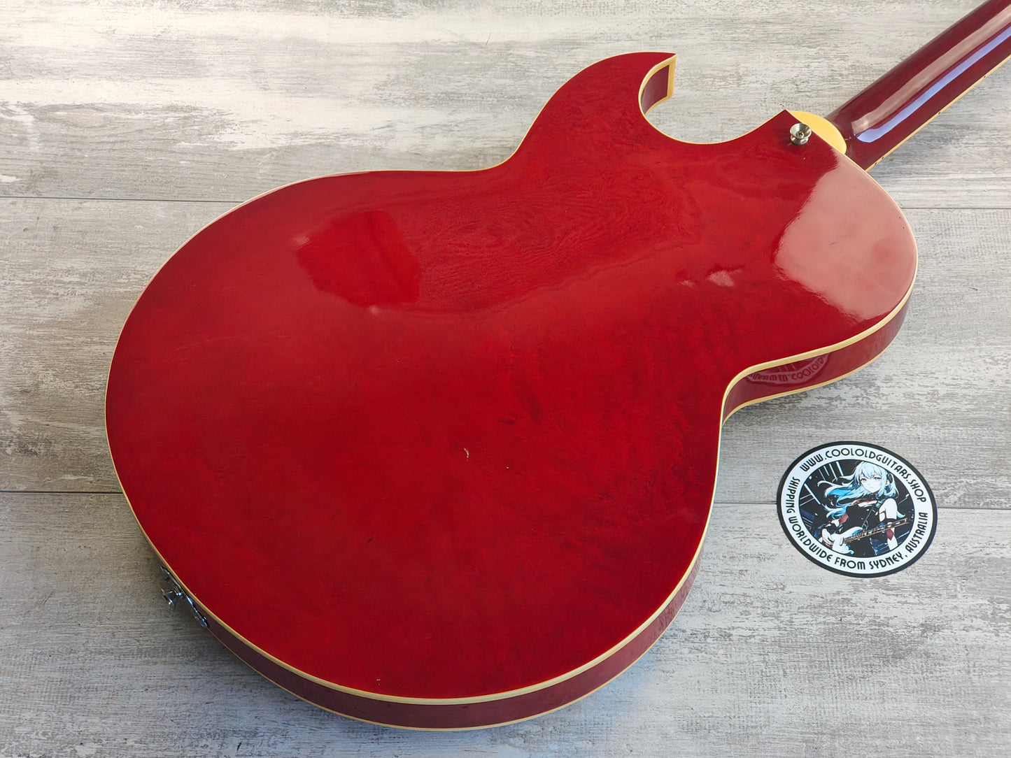 1996 Epiphone Sorrento Reissue Hollowbody (Cherry Red)