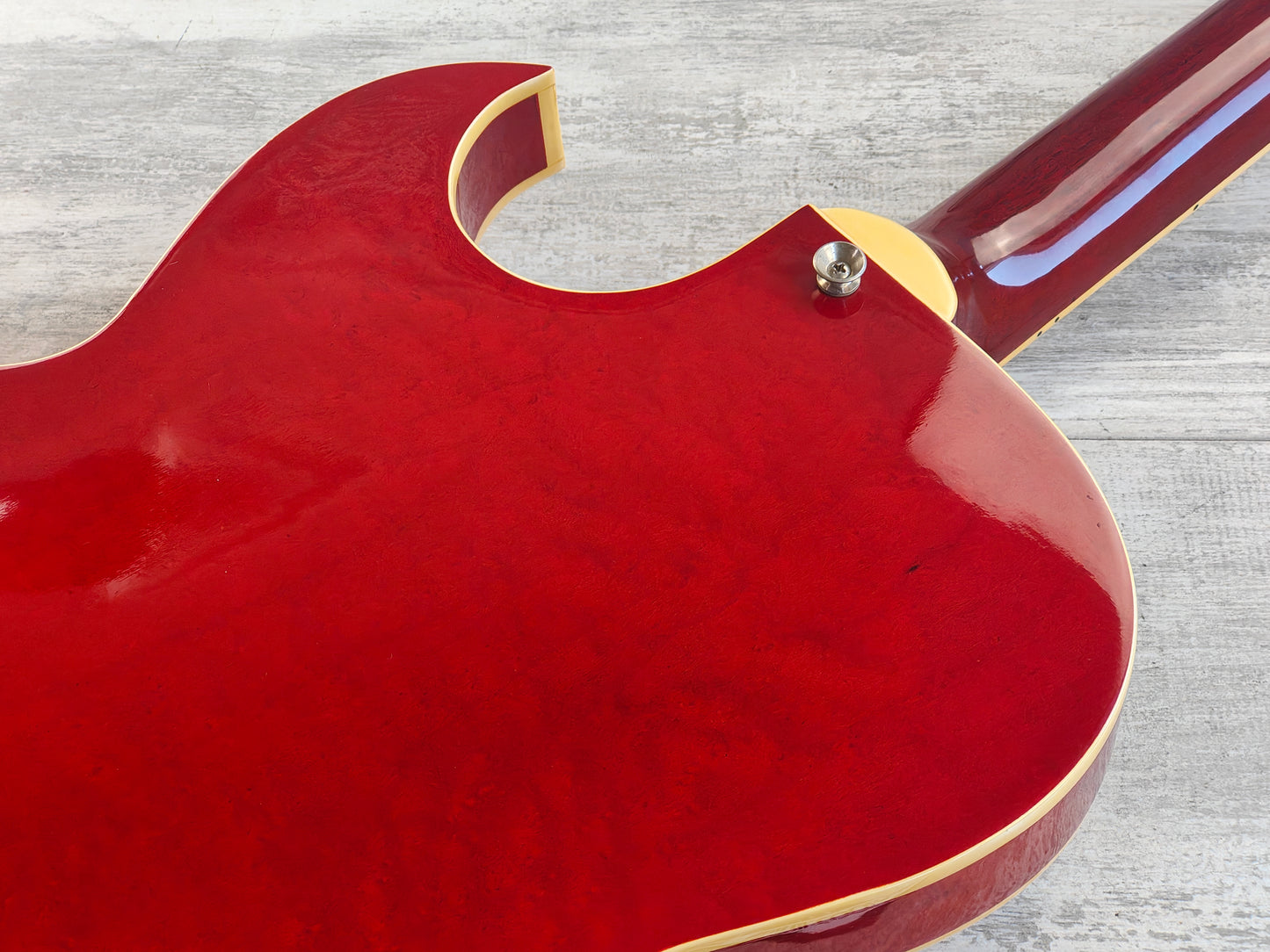 1996 Epiphone Sorrento Reissue Hollowbody (Cherry Red)