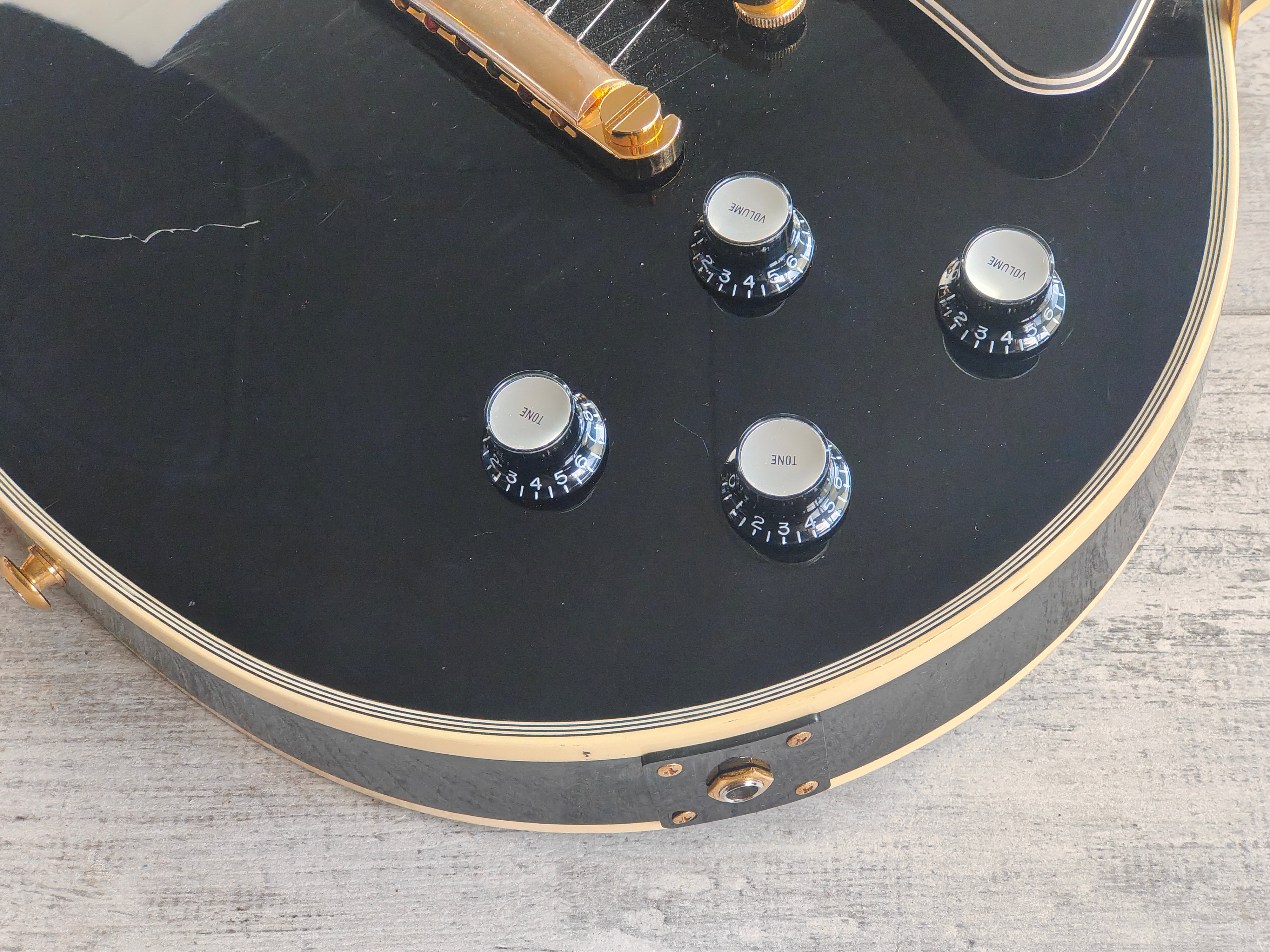 1986 Greco Japan EGC68-50 Les Paul Custom (Black) – Cool Old Guitars