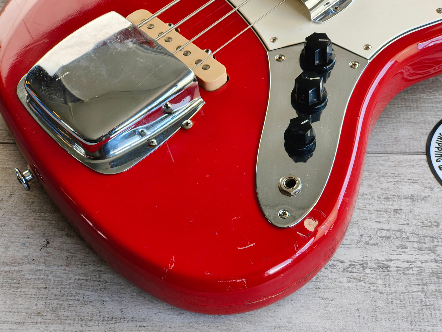 1970's Cimar (Ibanez) '75 Reissue Jazz Bass (Torino Red)