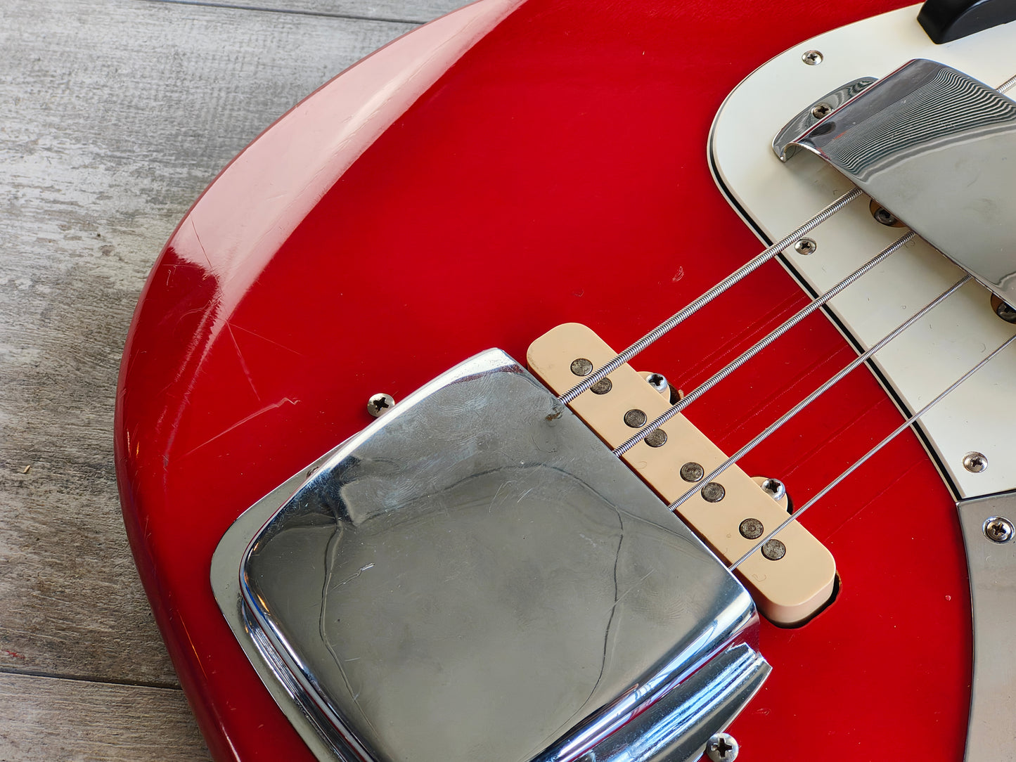 1970's Cimar (Ibanez) '75 Reissue Jazz Bass (Torino Red)