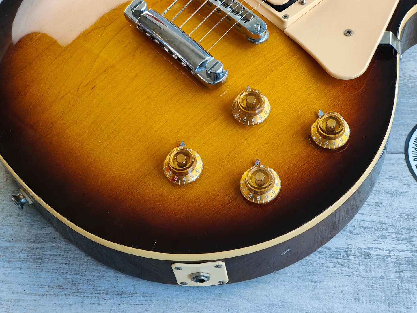 1980 Aria Pro II Japan LS-500D Les Paul Standard (Brown Sunburst)