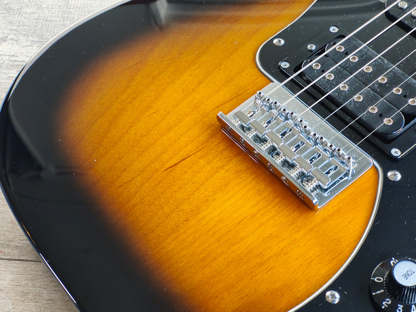 2011 Squier Joe Trohman Signature Model HSH Telecaster (Two-Tone Sunburst)