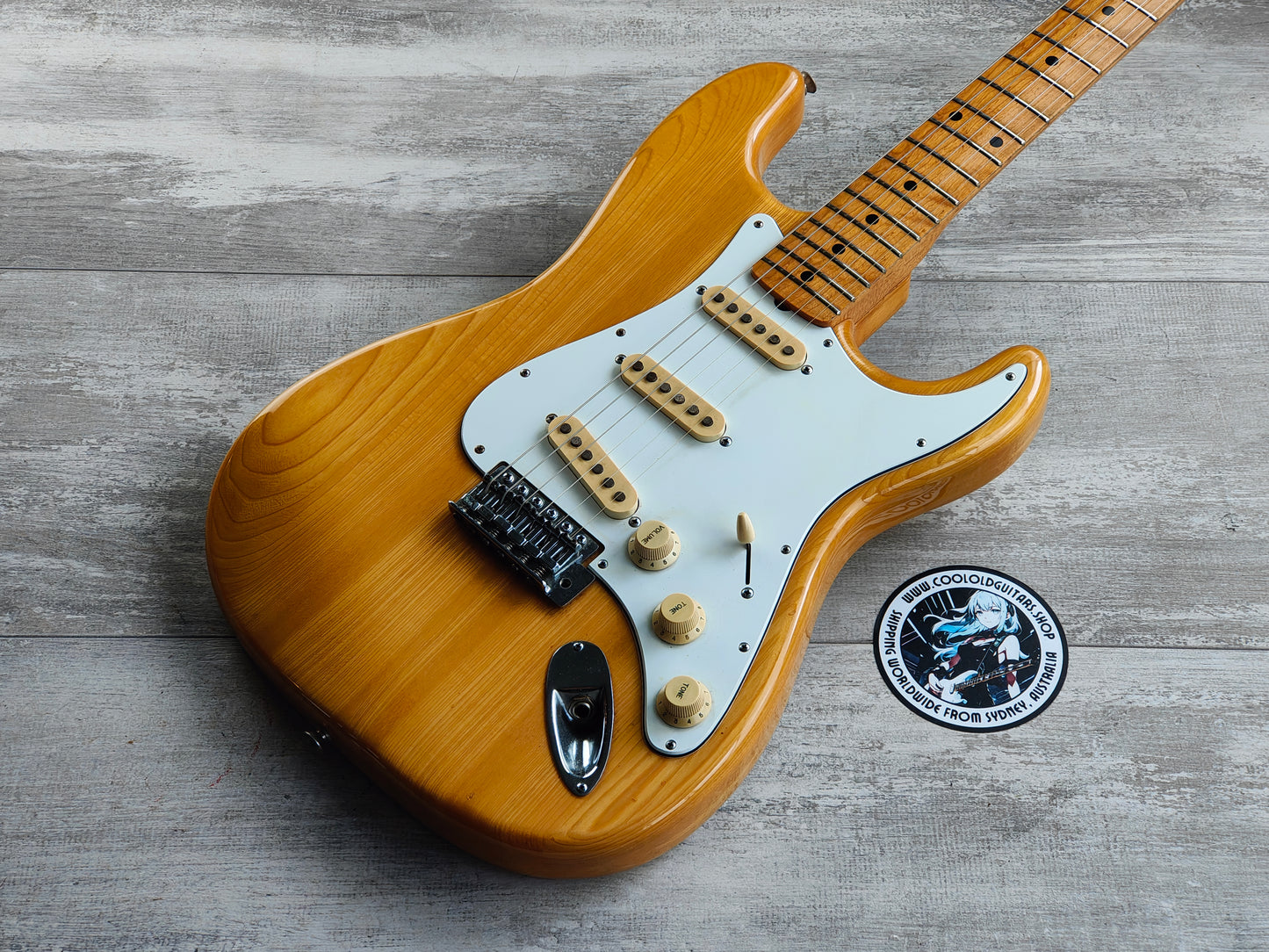 1979 Yamaha Japan SR400 "Super Rock'n Roller" Stratocaster (Natural)