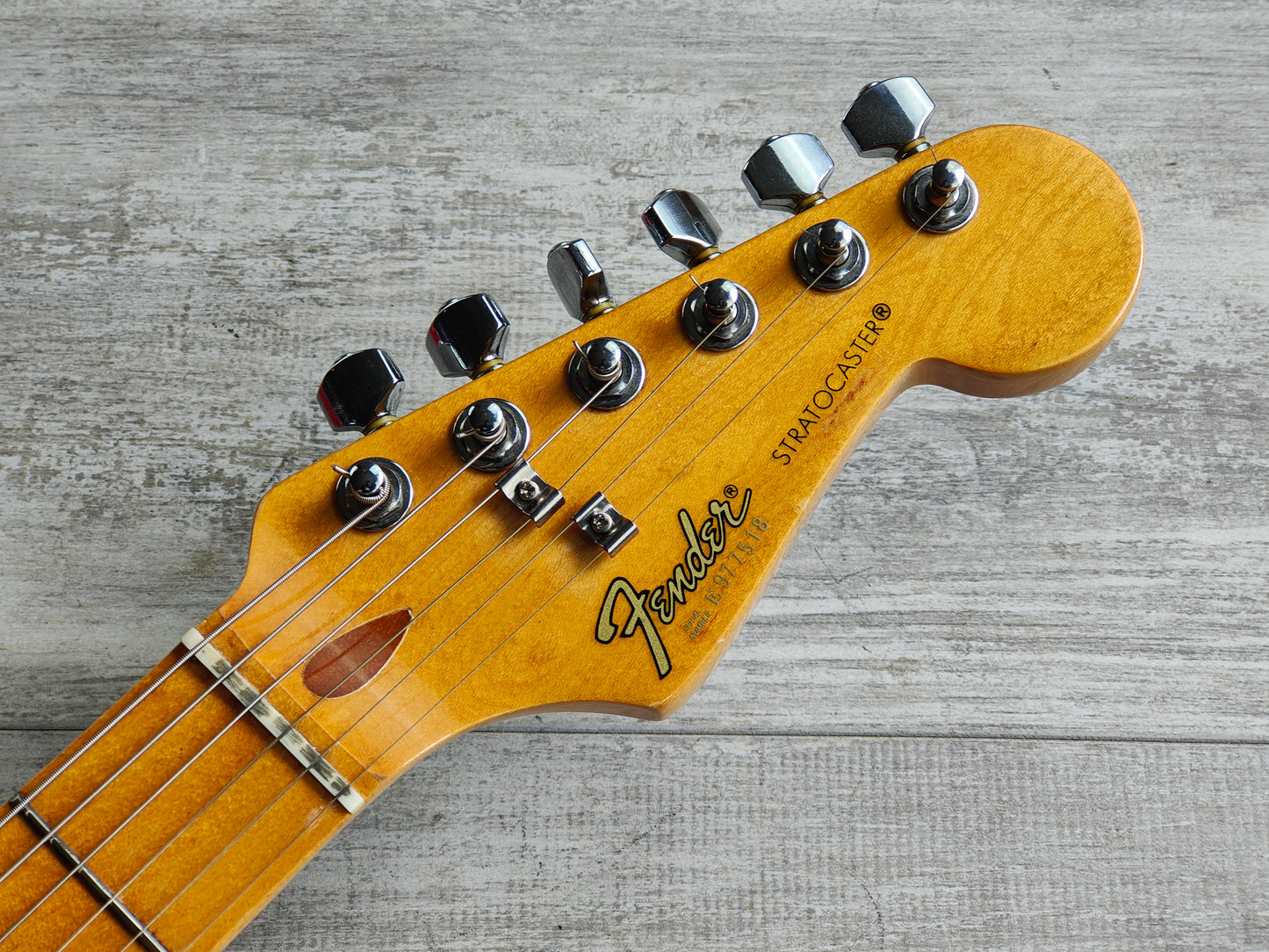 1989 Fender Japan Vintage Stratocaster w/Dimarzio Pickups (Torino Red)