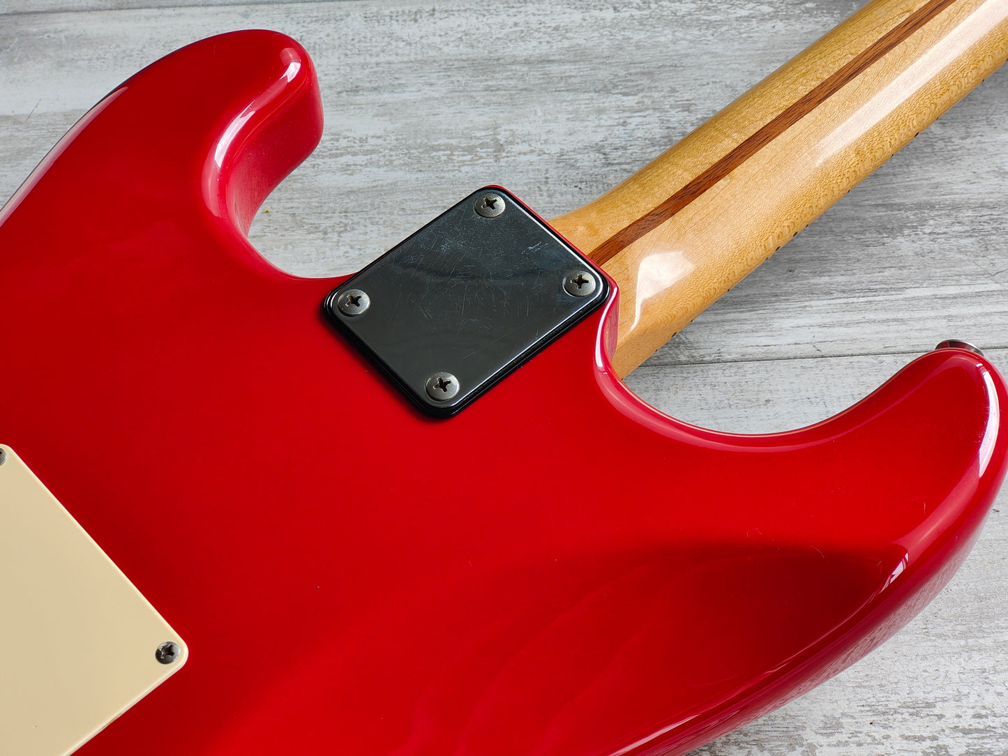 1989 Fender Japan Vintage Stratocaster w/Dimarzio Pickups (Torino Red)