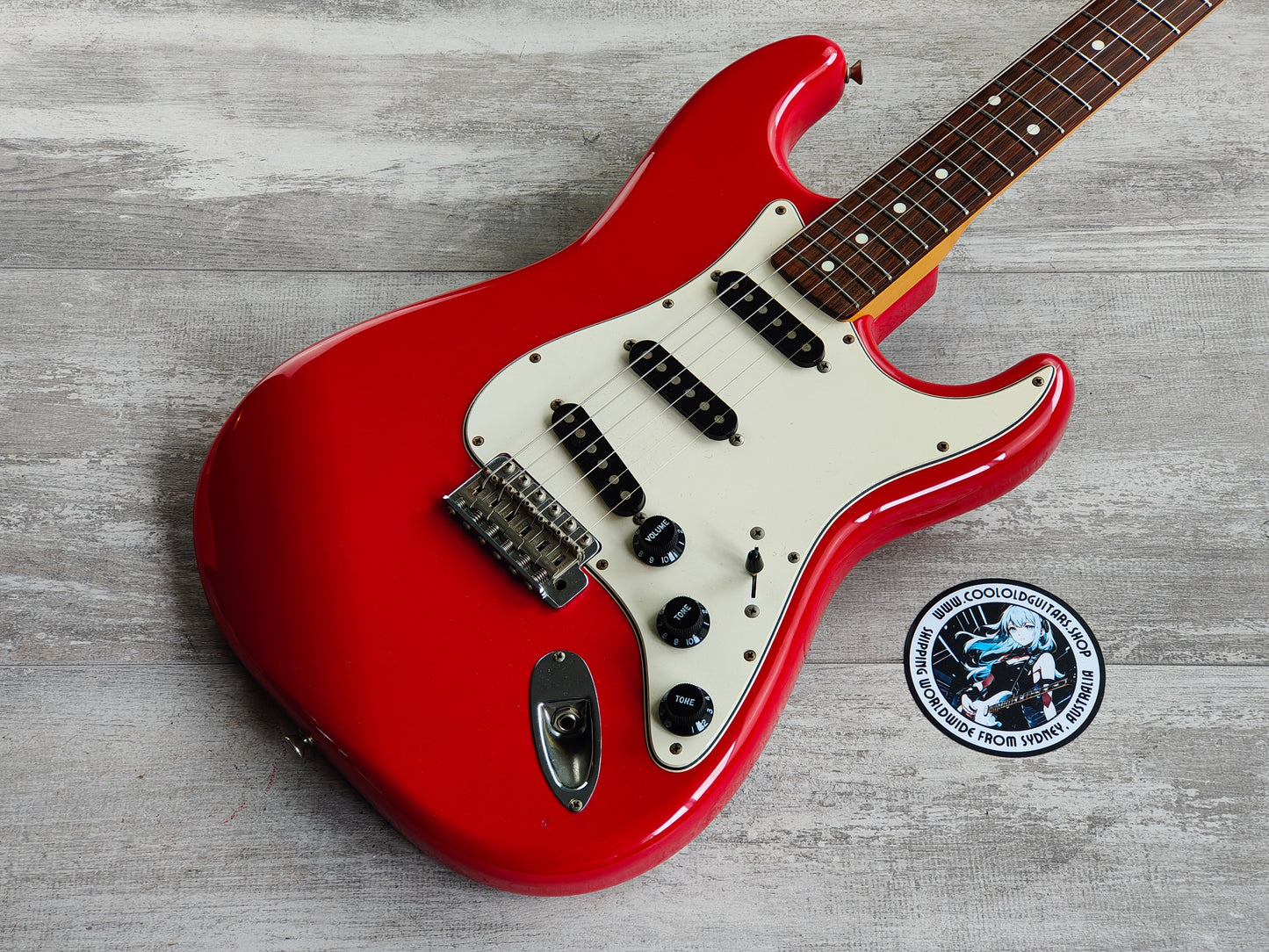 1984 Squier (by Fender Japan) SST-30 Vintage Stratocaster (Torino Red)