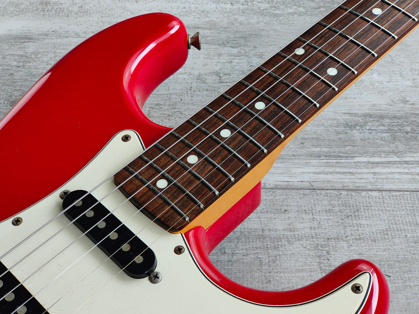 1984 Squier (by Fender Japan) SST-30 Vintage Stratocaster (Torino Red)